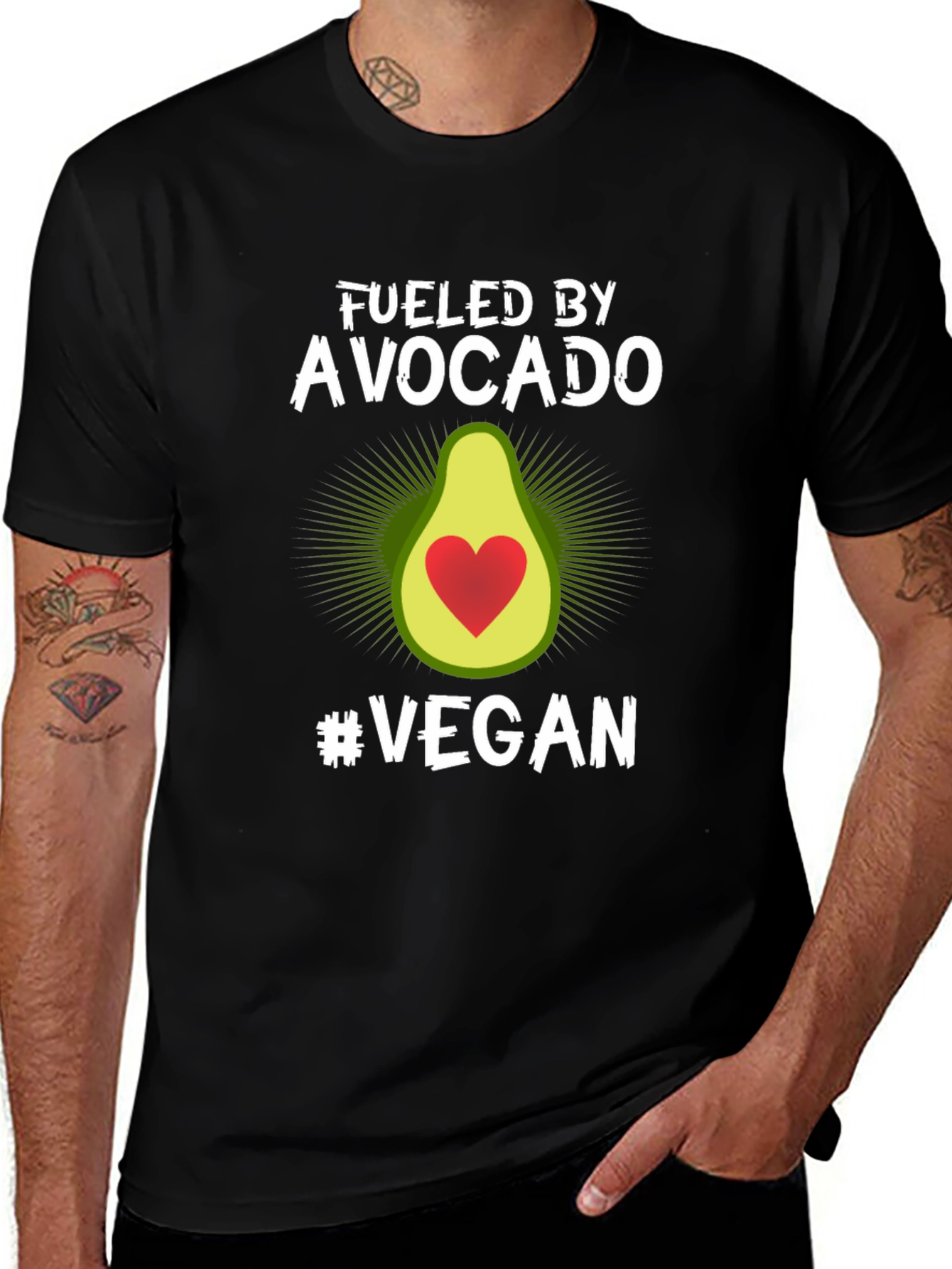 Fueled by Avocado Vegan T-Shirt