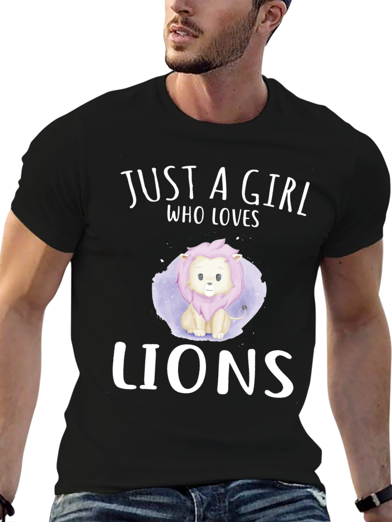 Just a Girl Who Loves Lions T-Shirt