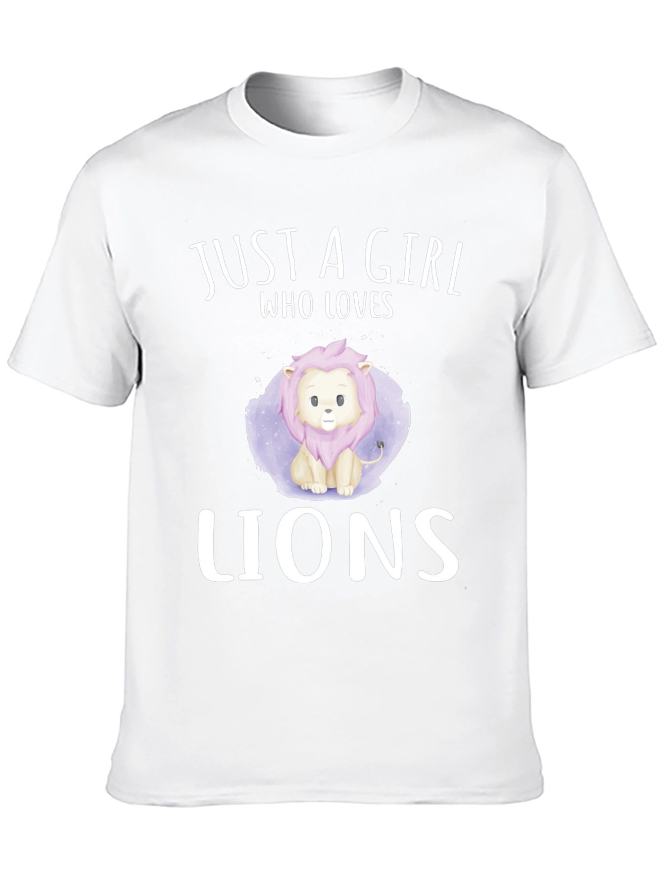Just a Girl Who Loves Lions T-Shirt