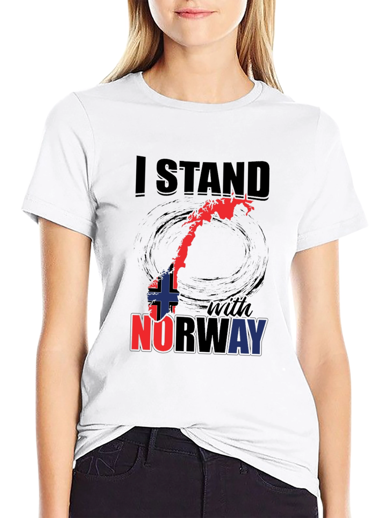 I Stand With Norway Patriotic T-Shirt
