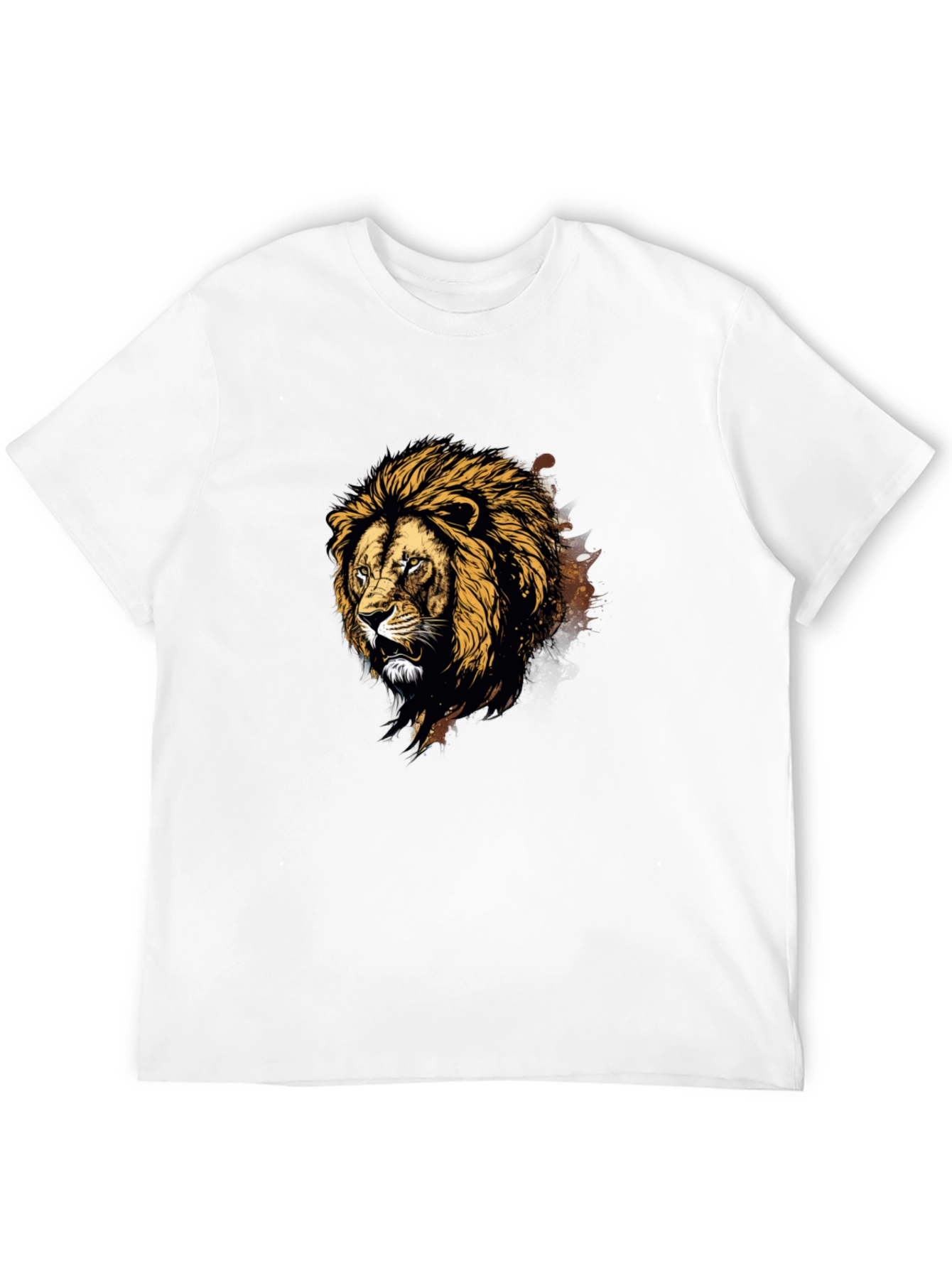 Black Lion Graphic Tee - Fierce Style