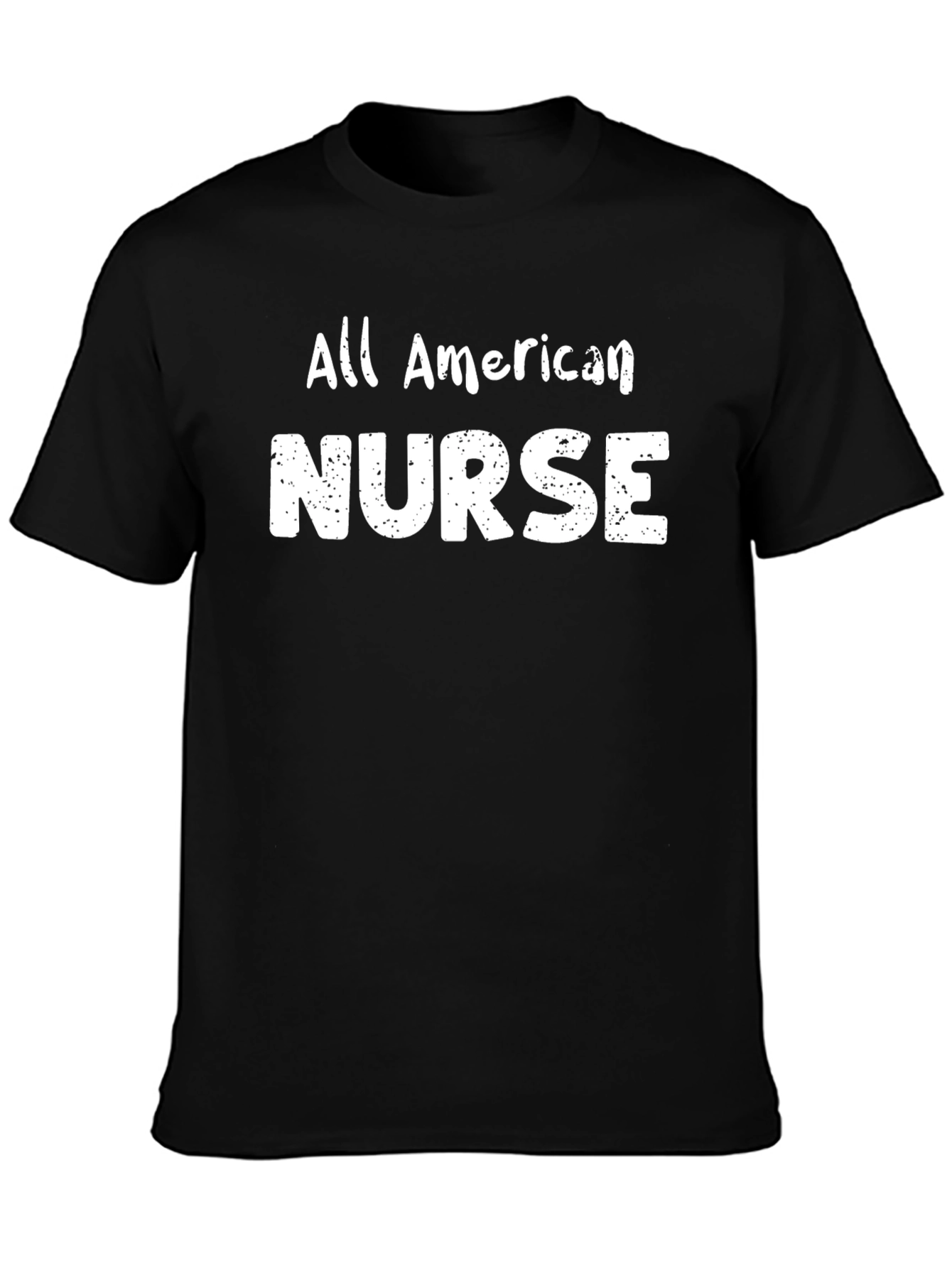 All American Nurse T-Shirt - Black