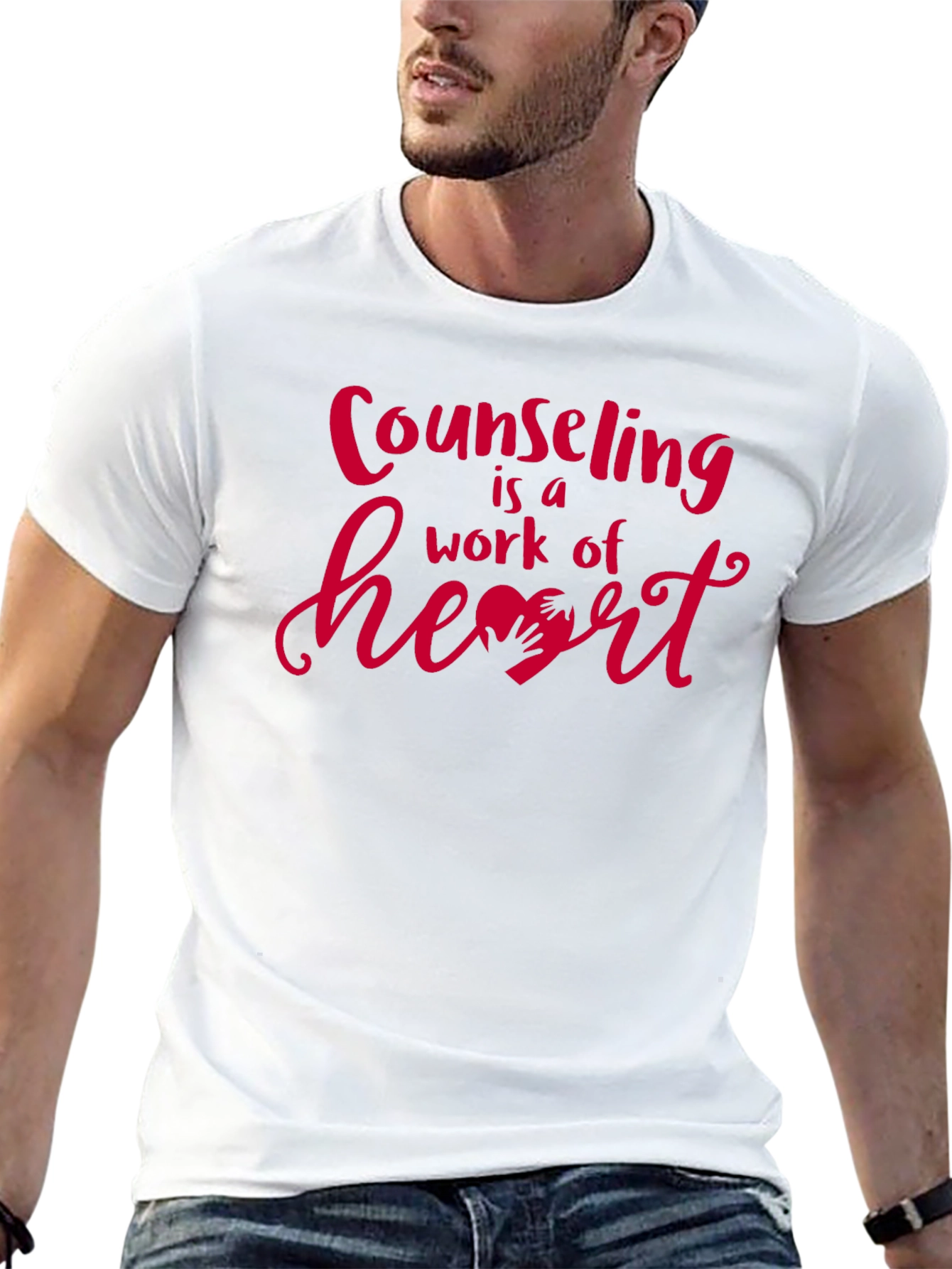 Counseling is a Work of Heart Graphic Tee