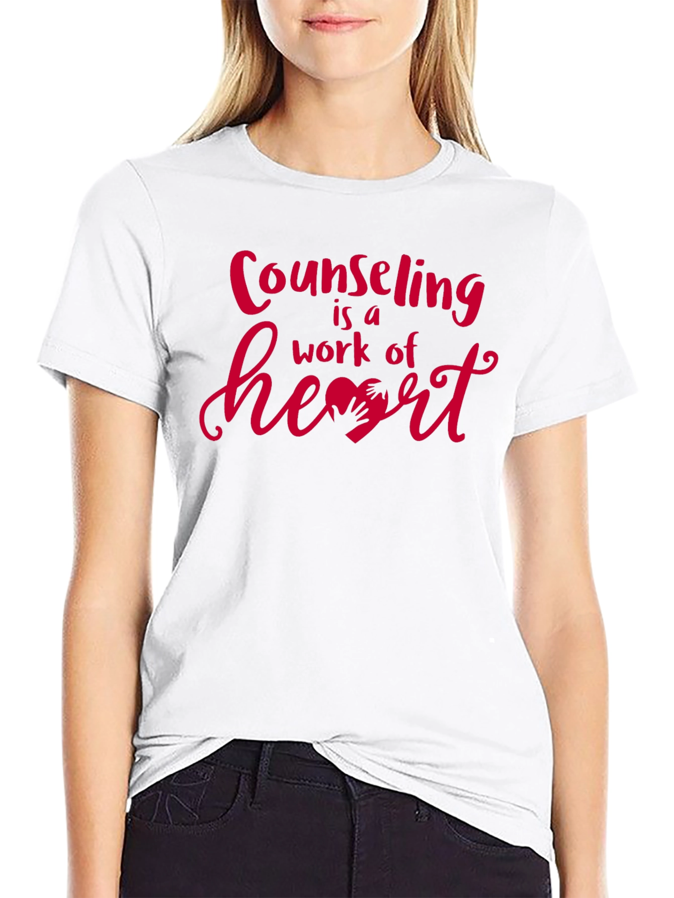 Counseling is a Work of Heart Graphic Tee