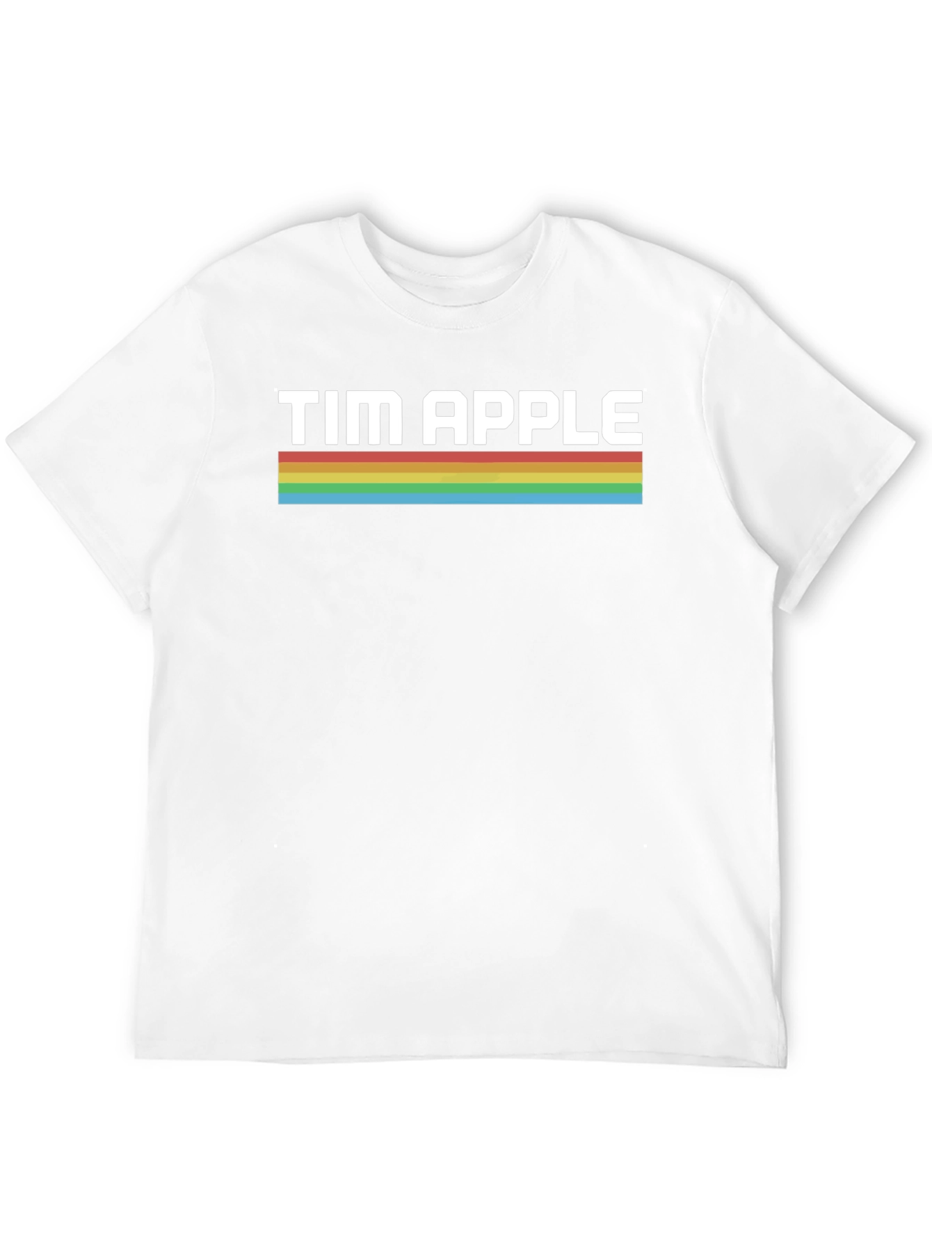 Tim Apple Retro Stripe T-Shirt - Premium Cotton