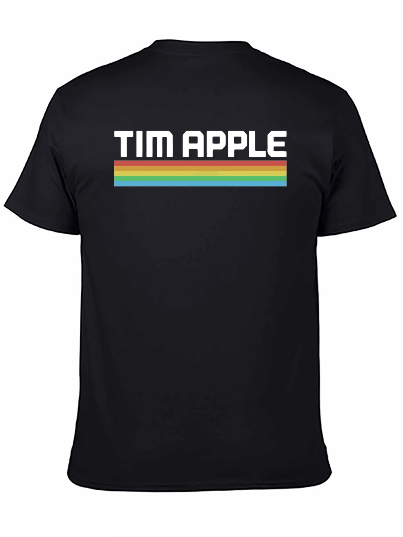 Tim Apple Retro Stripe T-Shirt - Premium Cotton