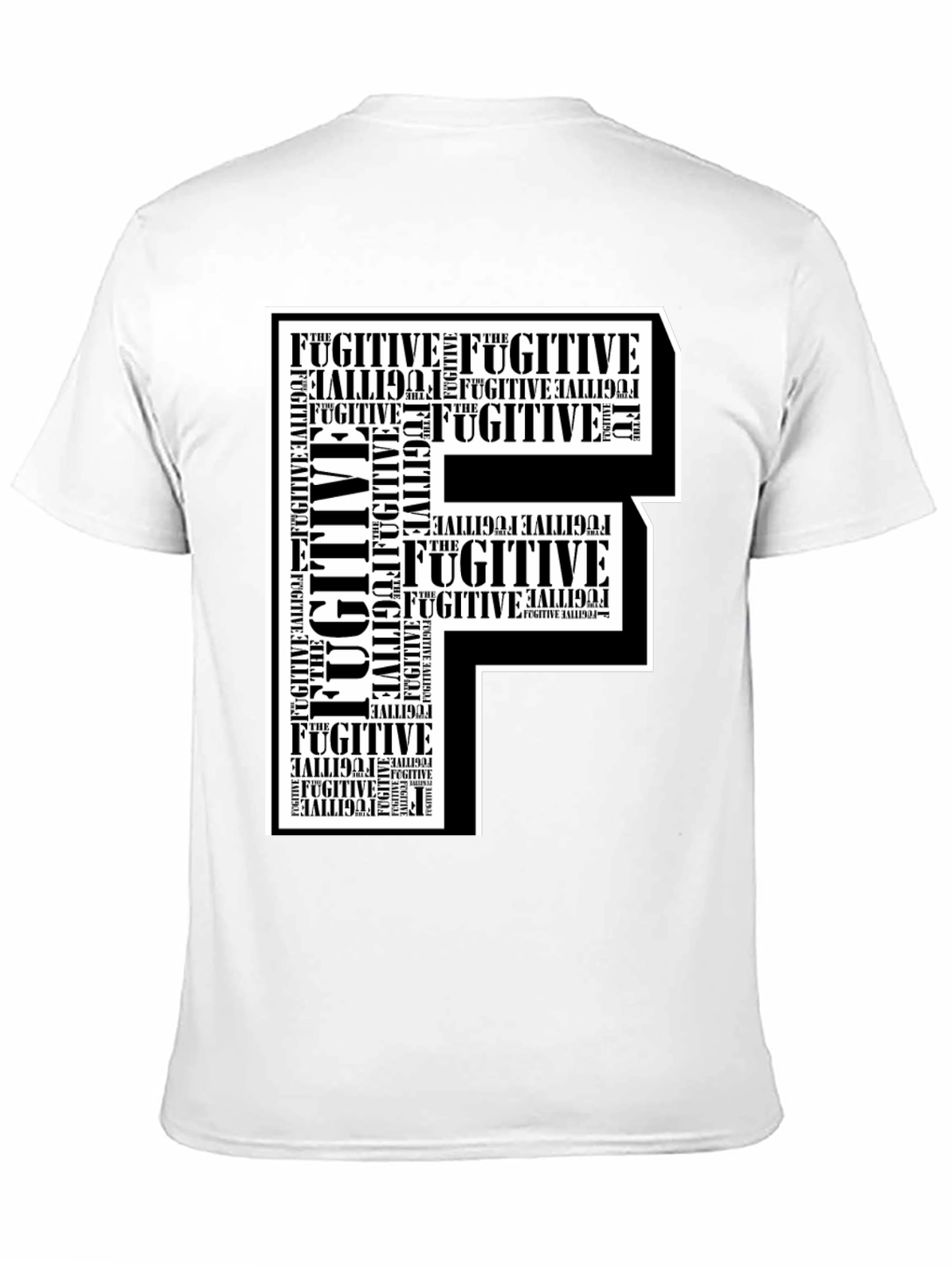 Fugitive F Graphic Print T-Shirt