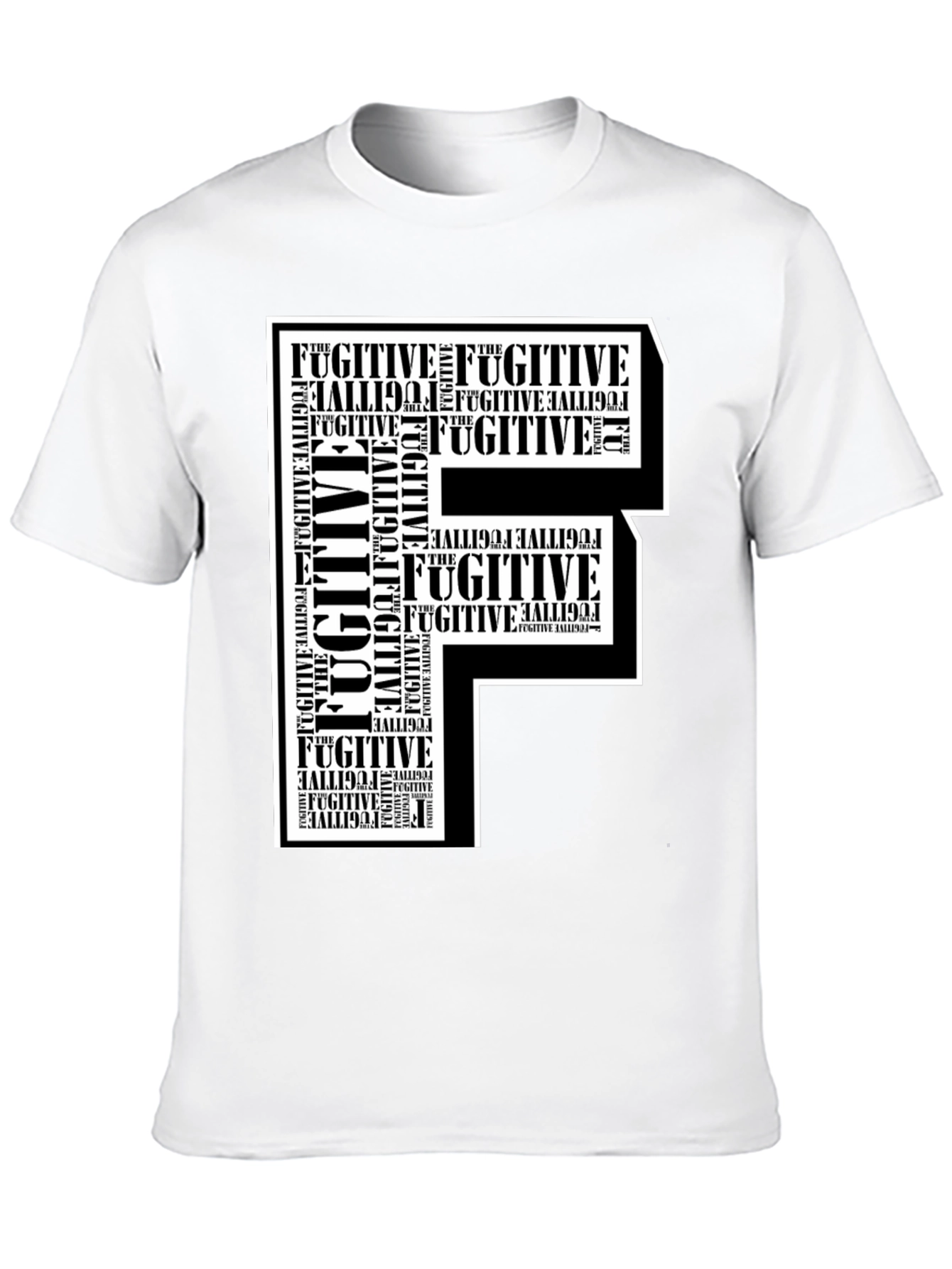 Fugitive F Graphic Print T-Shirt