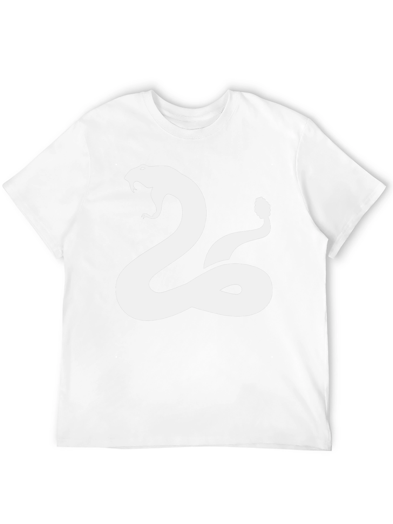 Snake Graphic T-Shirt - Black