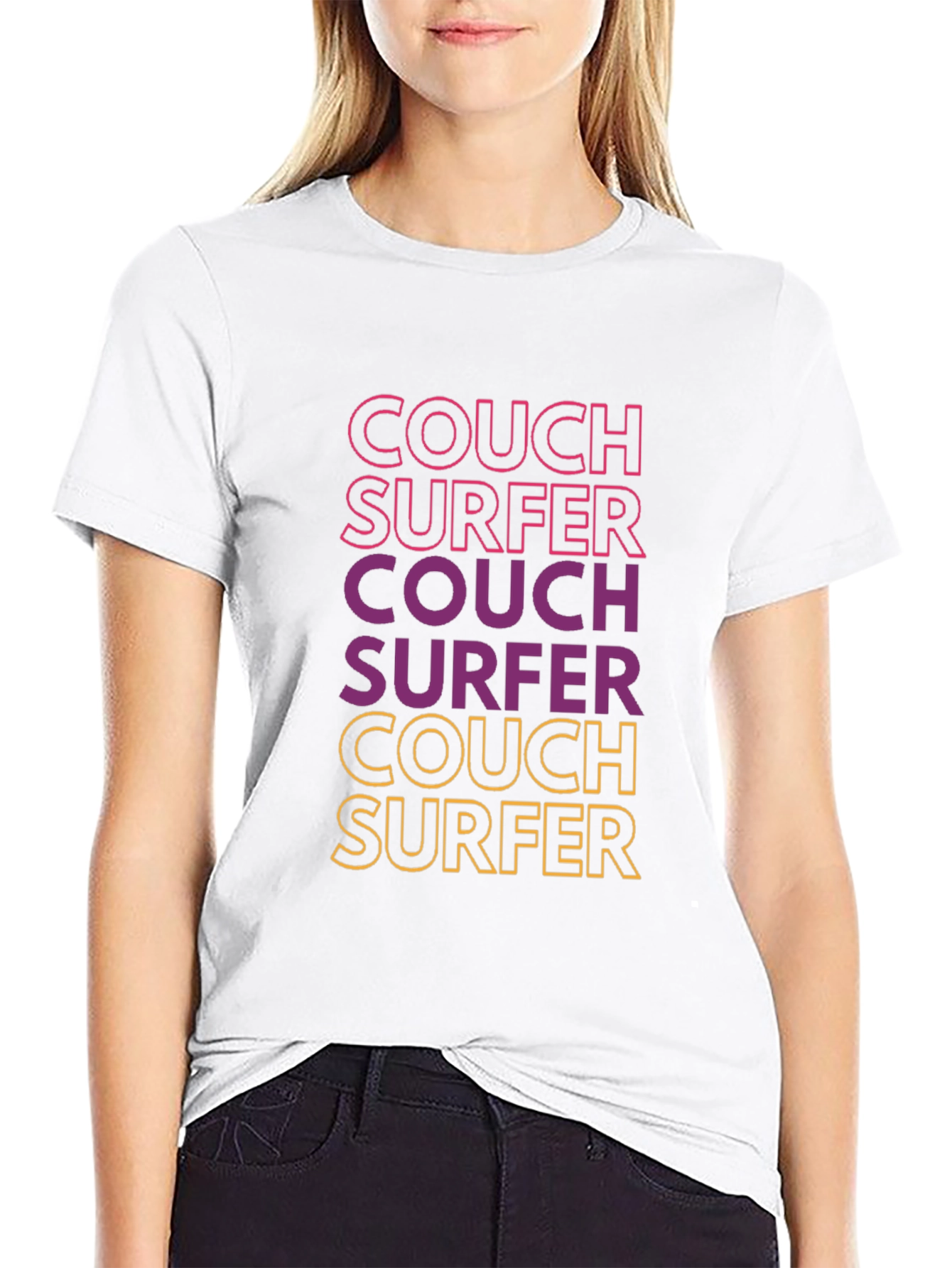 Couch Surfer Graphic Tee - Relaxed Style!