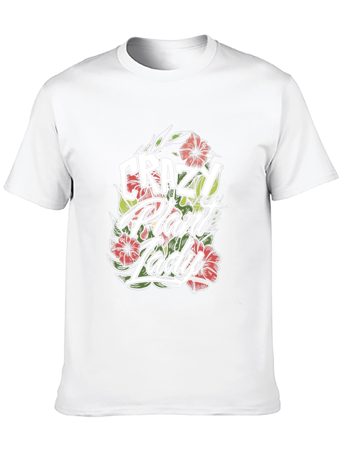 Crazy Plant Lady Graphic Tee - Black
