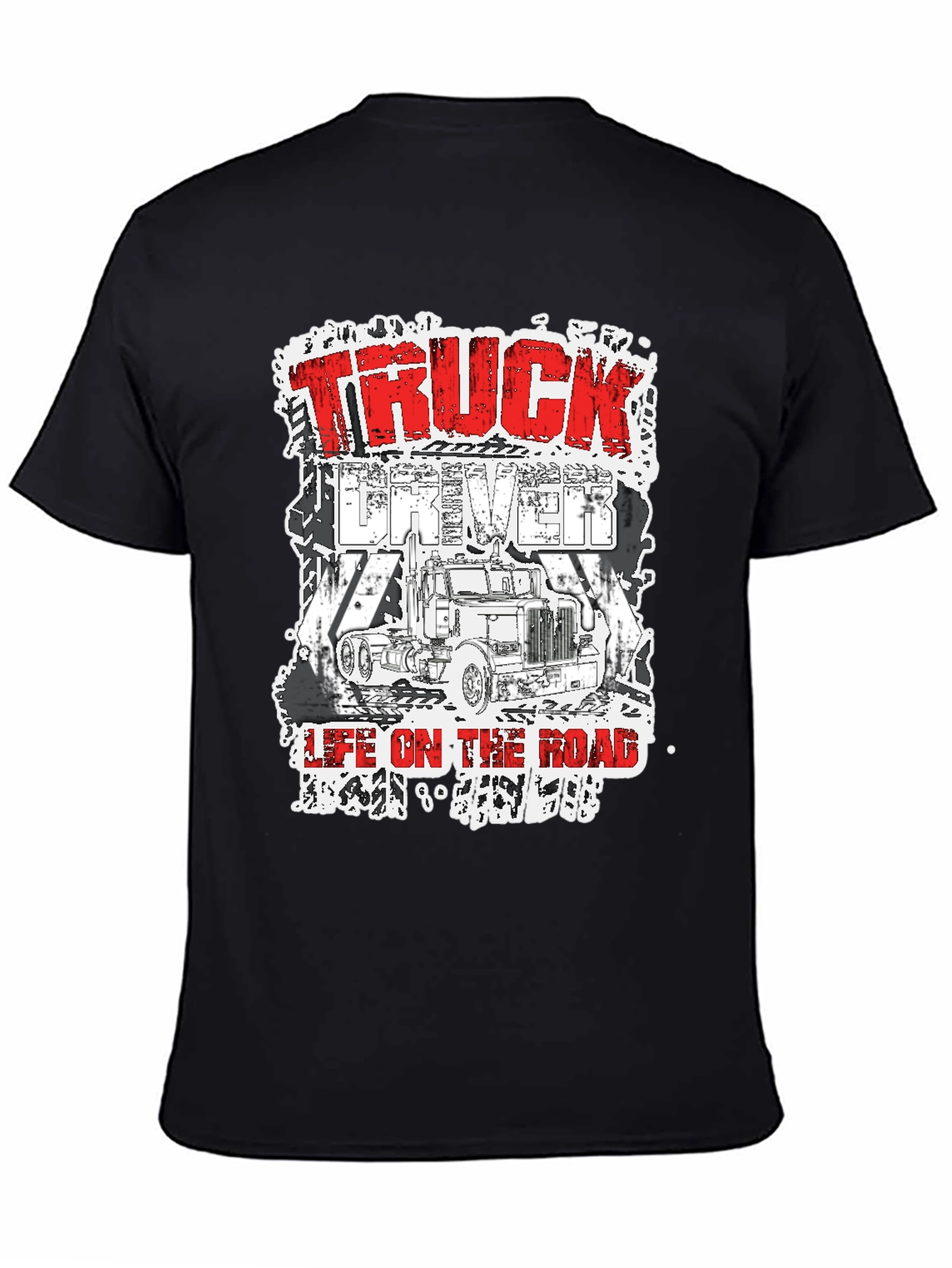 Truck Driver Life On The Road T-Shirt