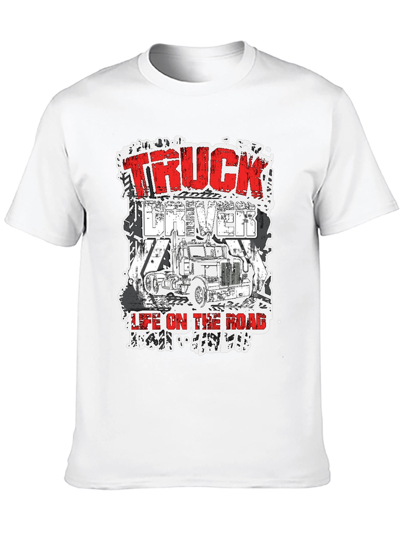 Truck Driver Life On The Road T-Shirt