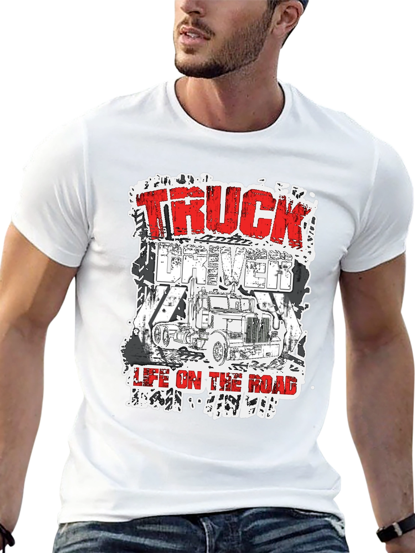 Truck Driver Life On The Road T-Shirt