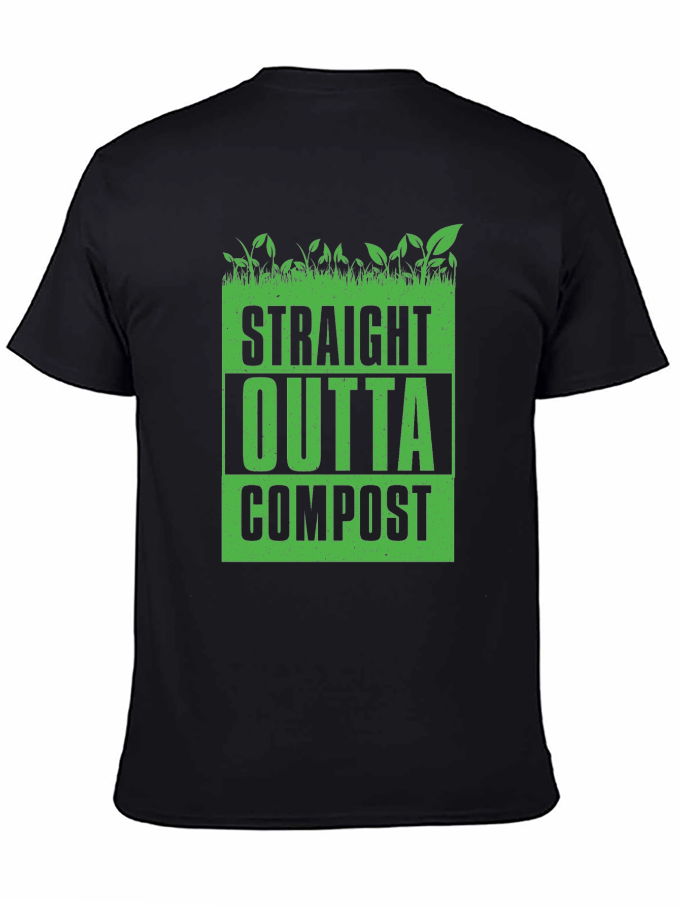 Straight Outta Compost Black Graphic Tee