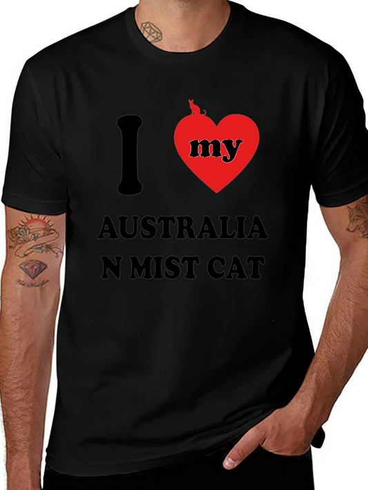 I Love My Australian Mist Cat T-Shirt
