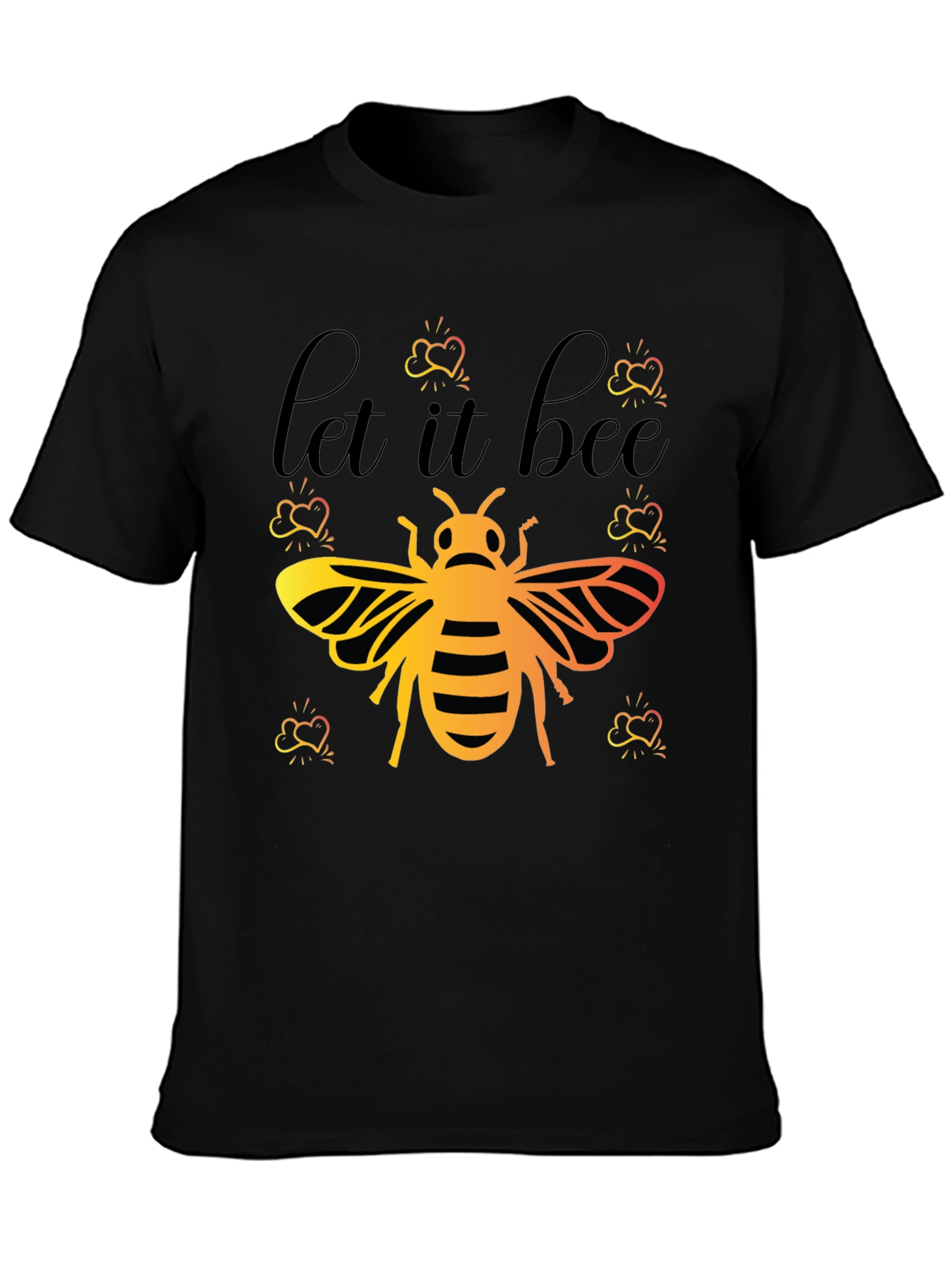 Let It Bee Graphic Tee - Trendy Honeybee Design
