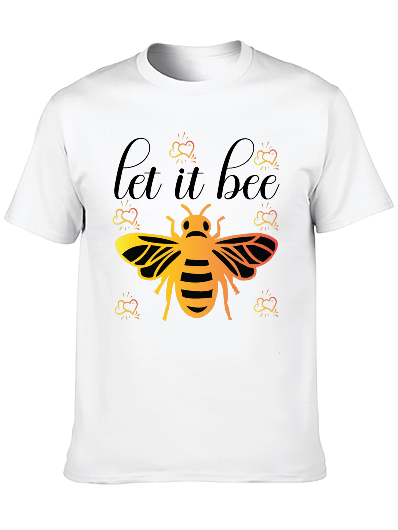 Let It Bee Graphic Tee - Trendy Honeybee Design