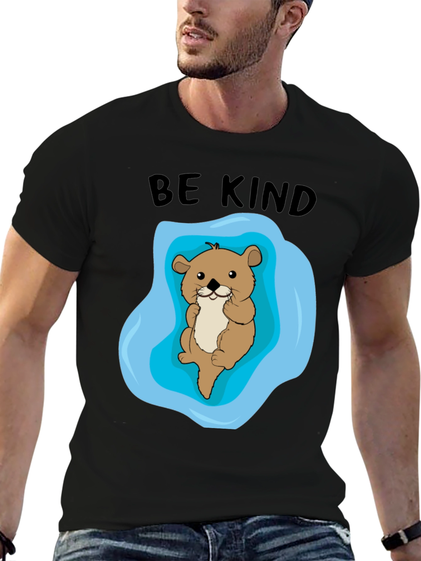 Be Kind Otter Graphic T-Shirt