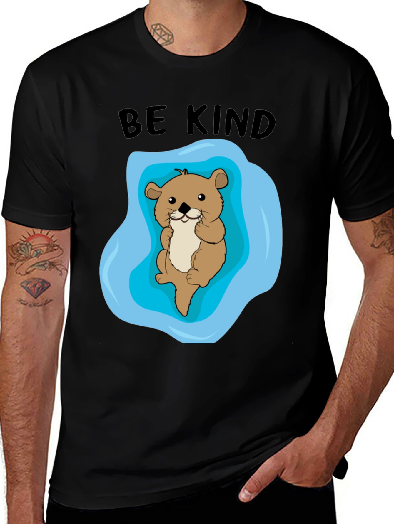 Be Kind Otter Graphic T-Shirt