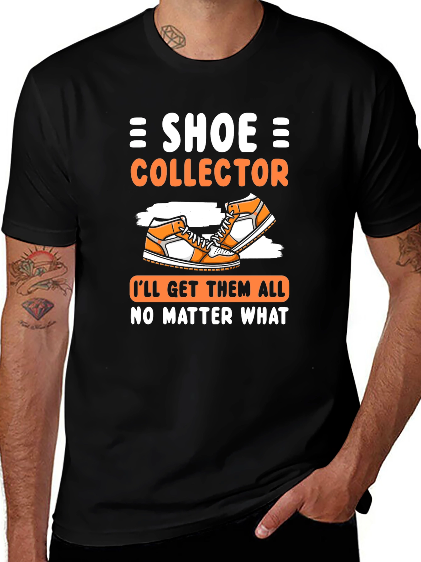 Shoe Collector Graphic Tee - Get Them All!