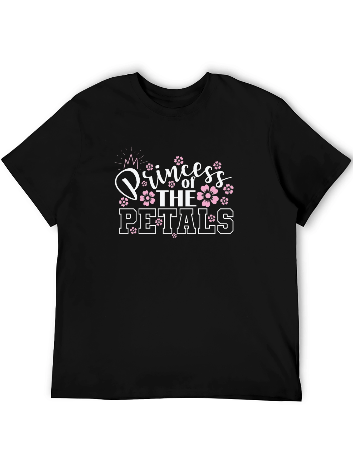 Princess of the Petals Black T-Shirt