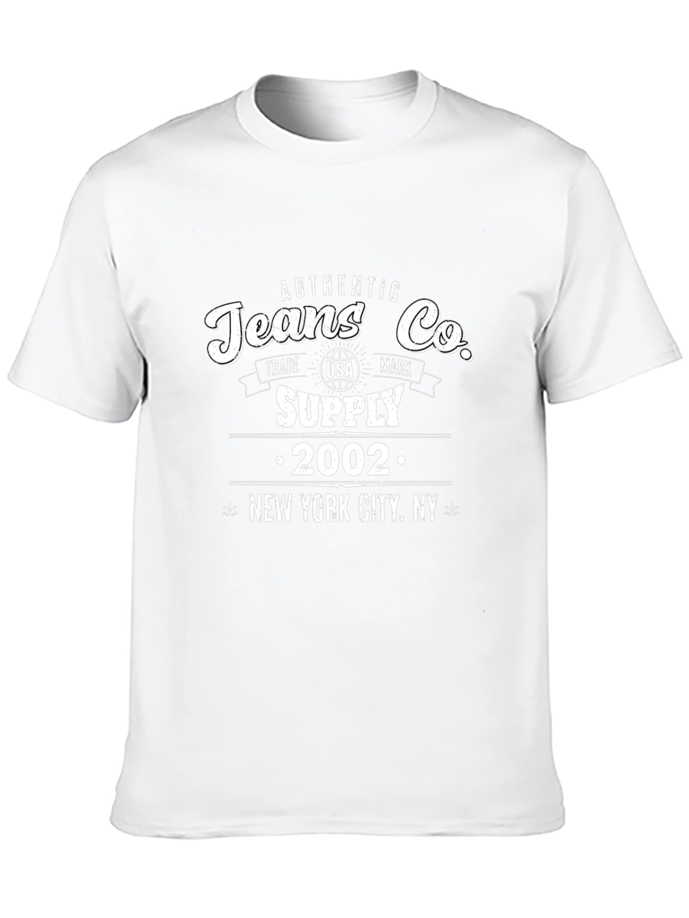 Authentic Jeans Co. Black Graphic Tee