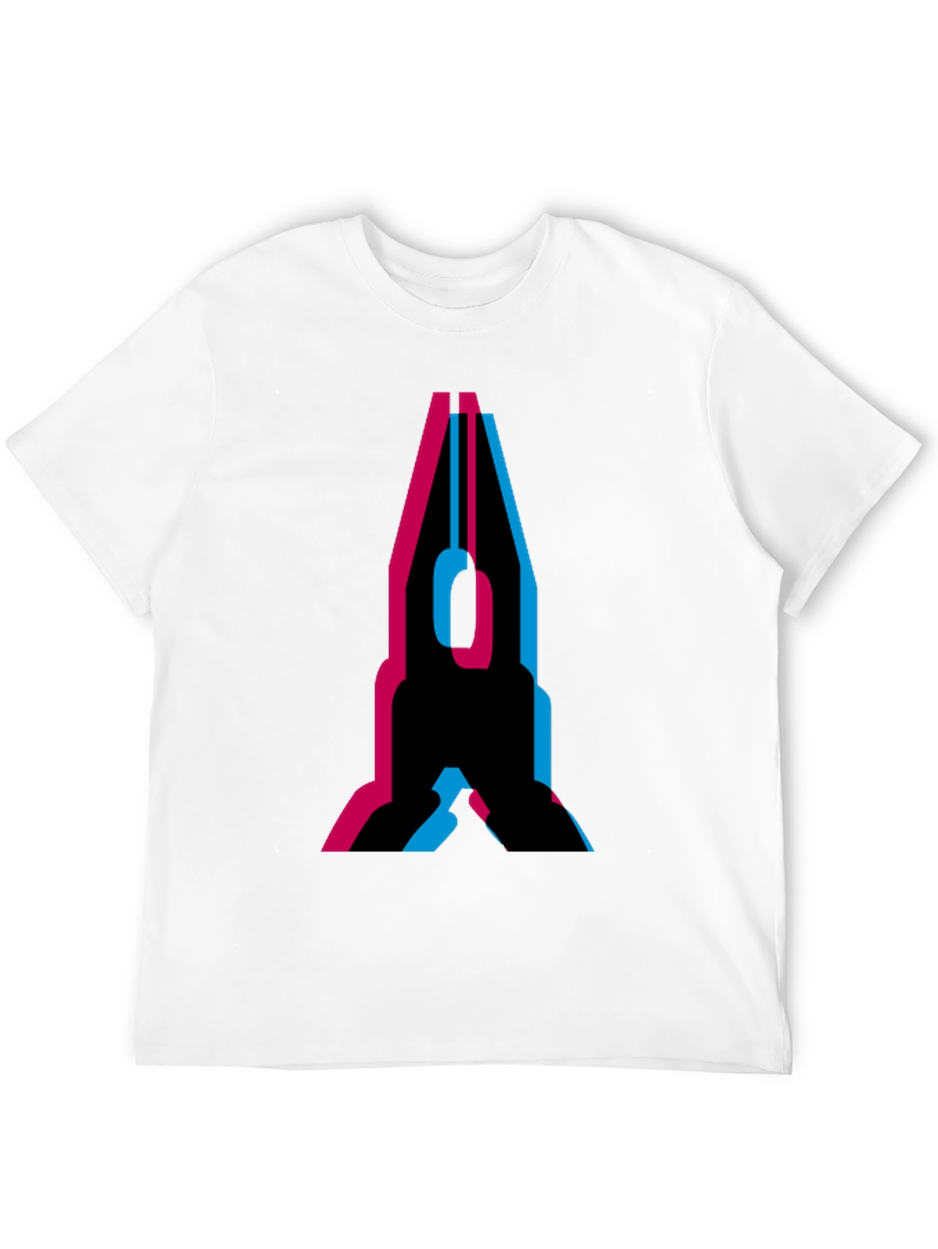 Retro Tech Black T-Shirt