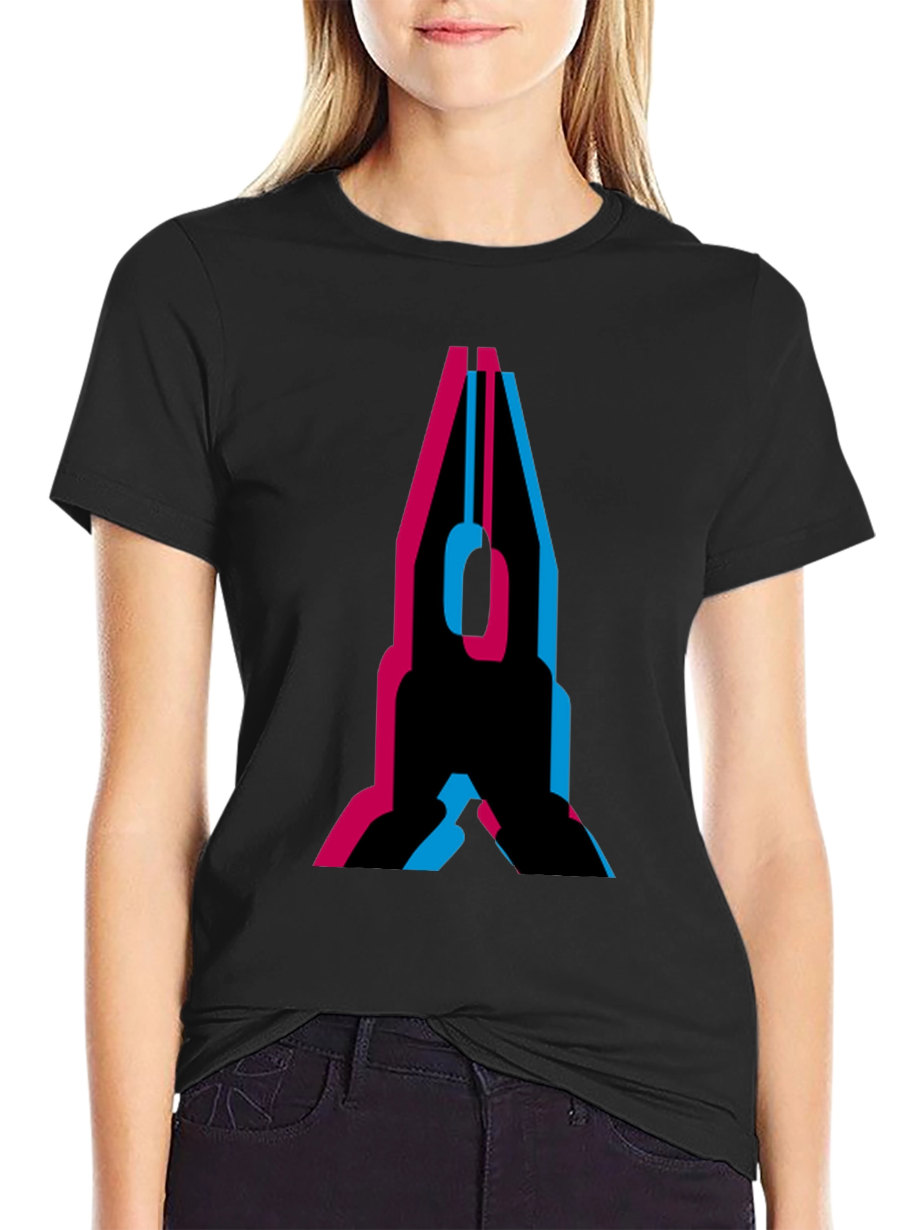 Retro Tech Black T-Shirt