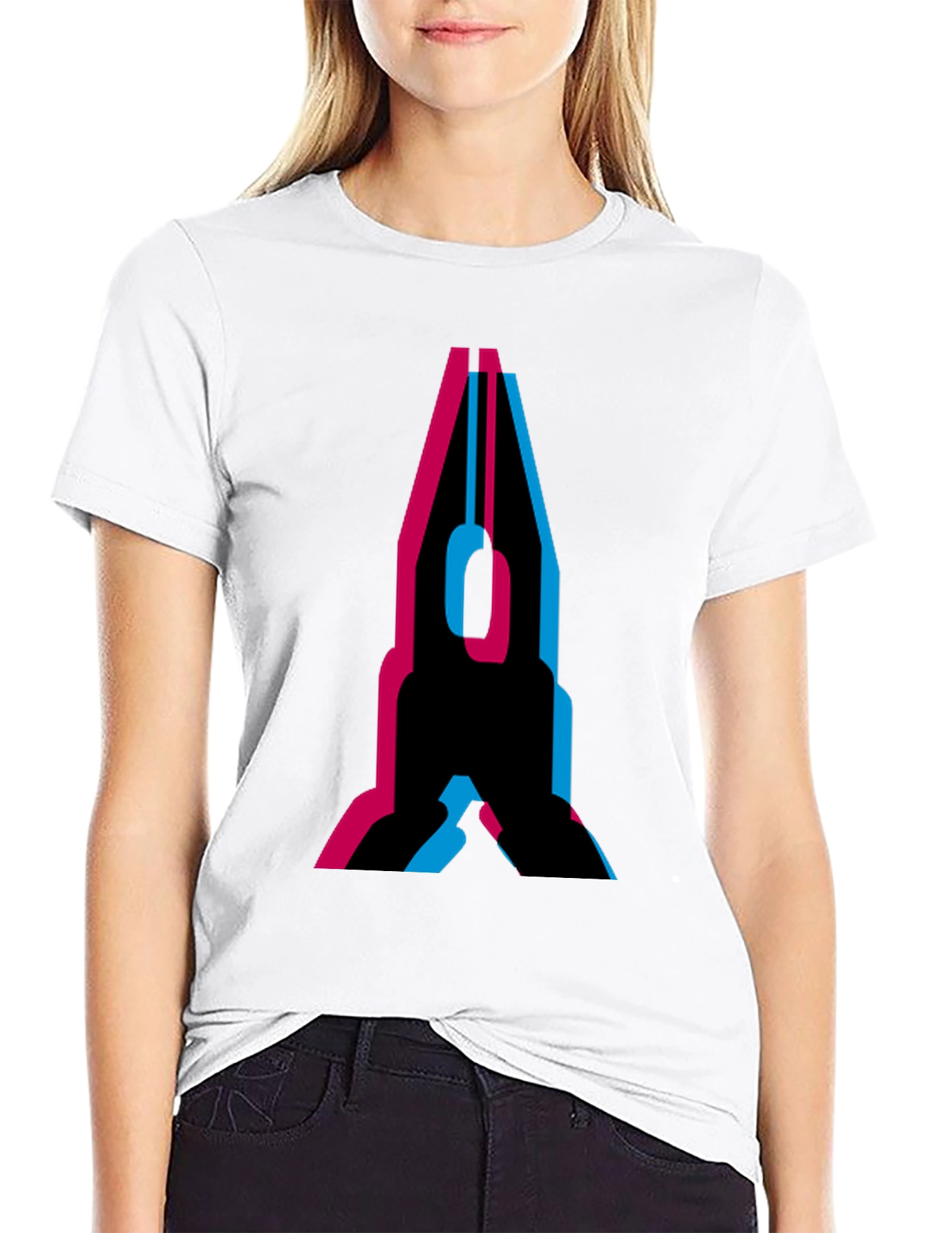 Retro Tech Black T-Shirt
