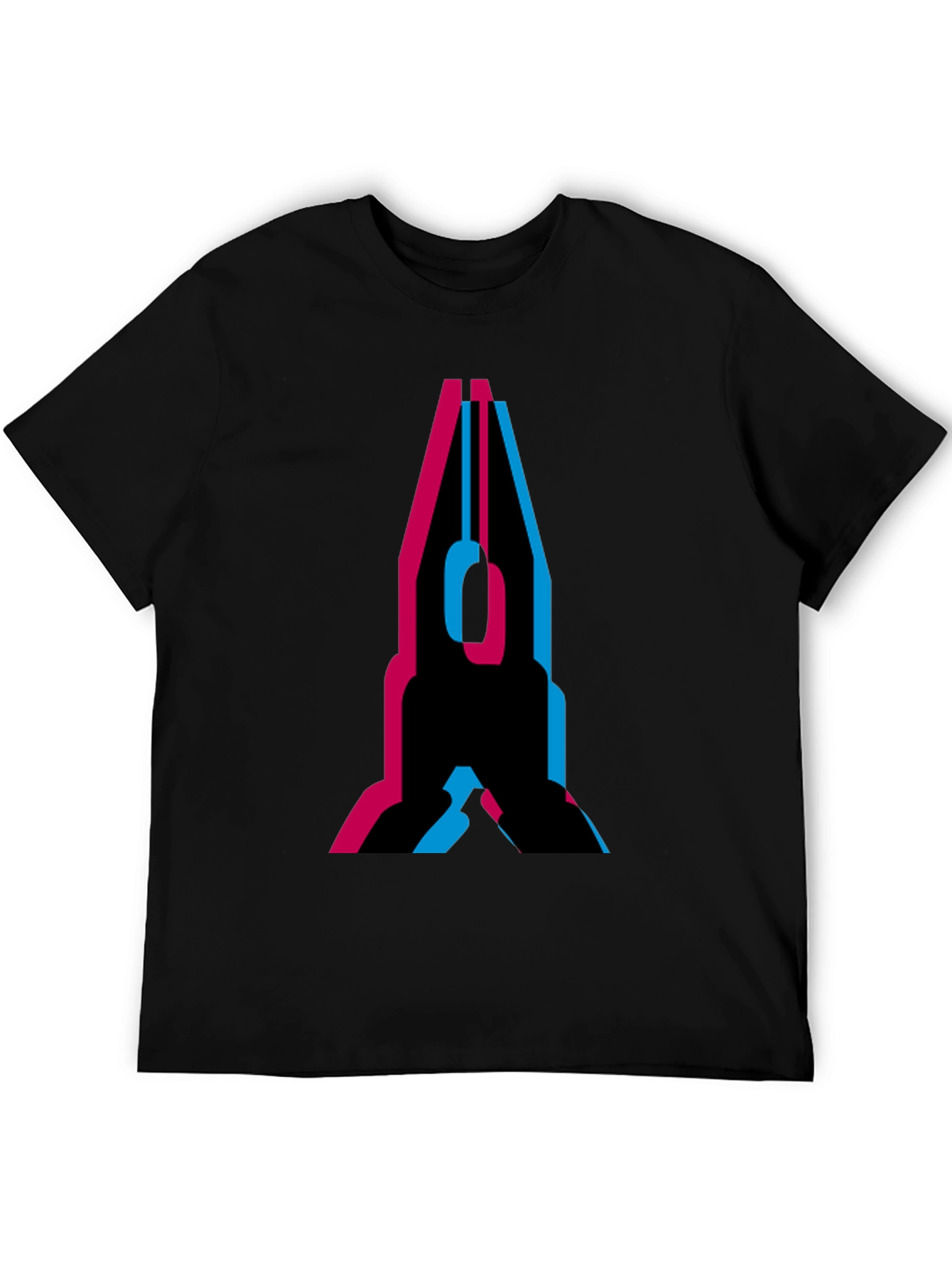 Retro Tech Black T-Shirt