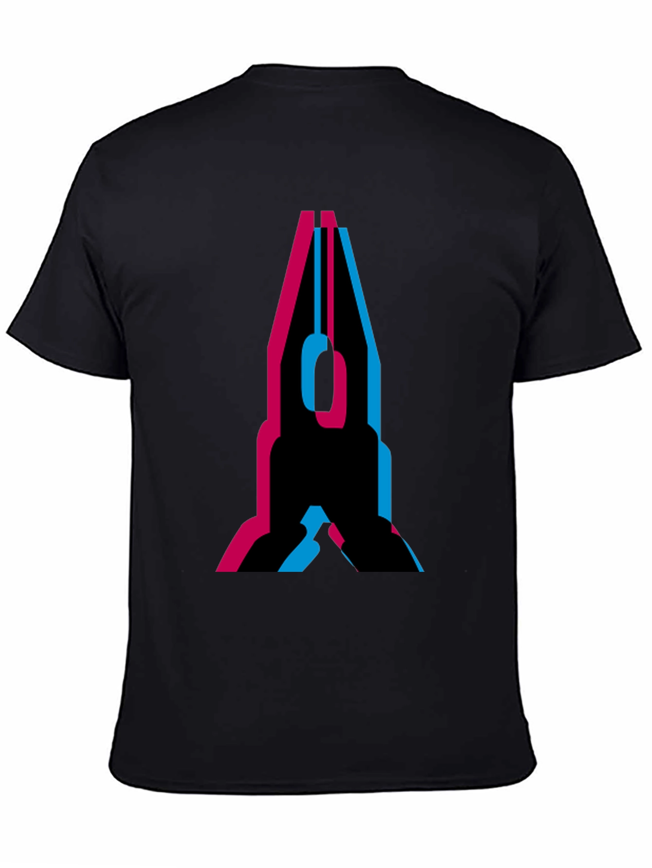 Retro Tech Black T-Shirt