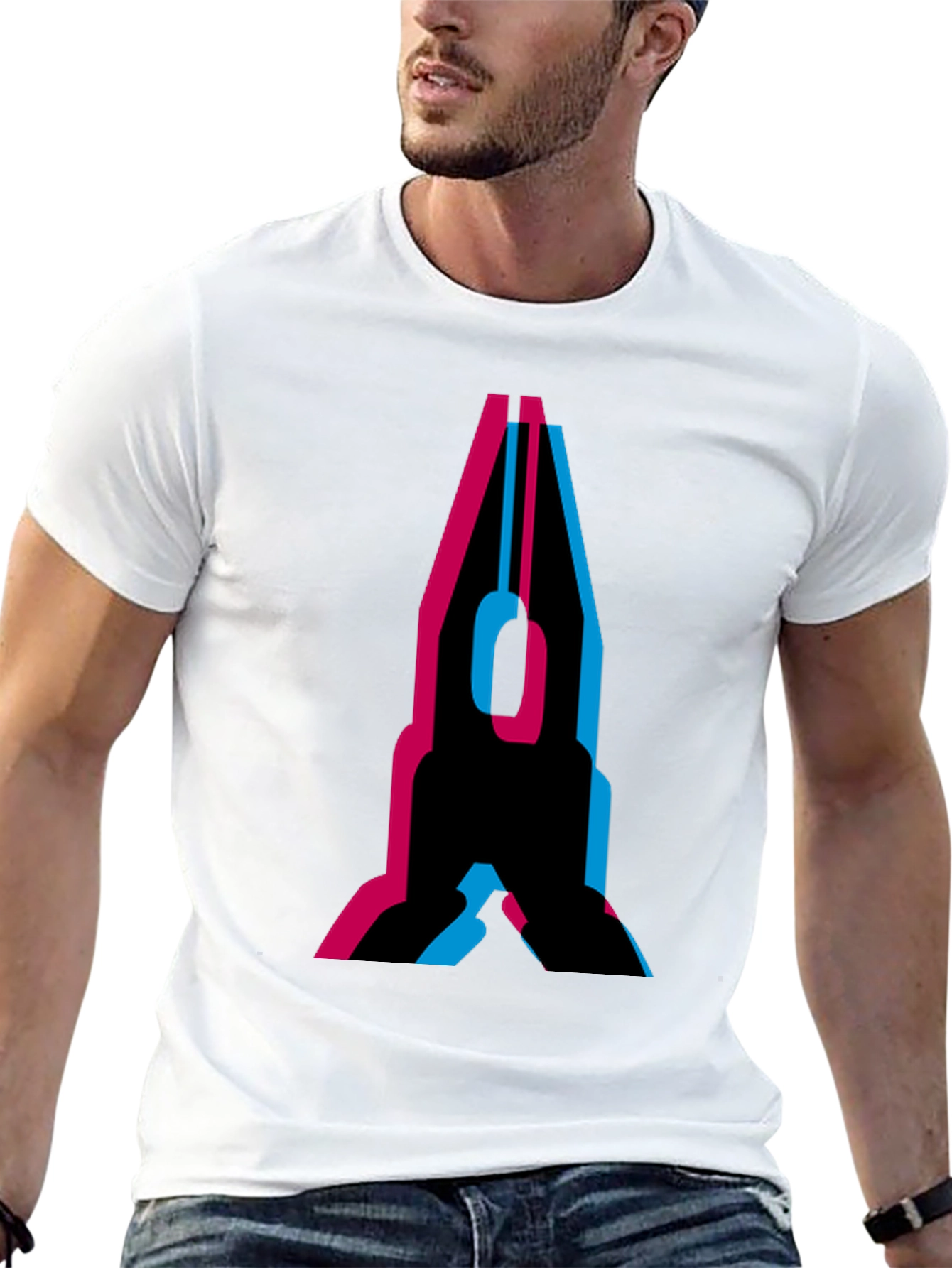 Retro Tech Black T-Shirt