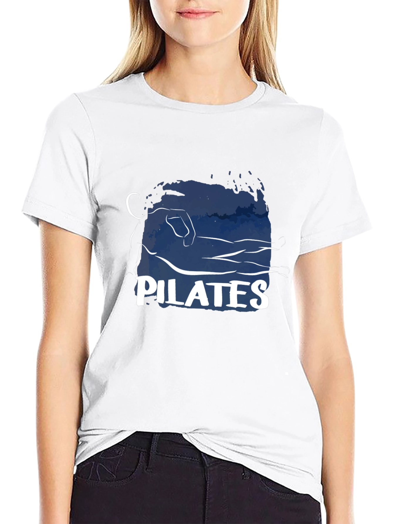 Pilates Silhouette Graphic Tee - Unisex