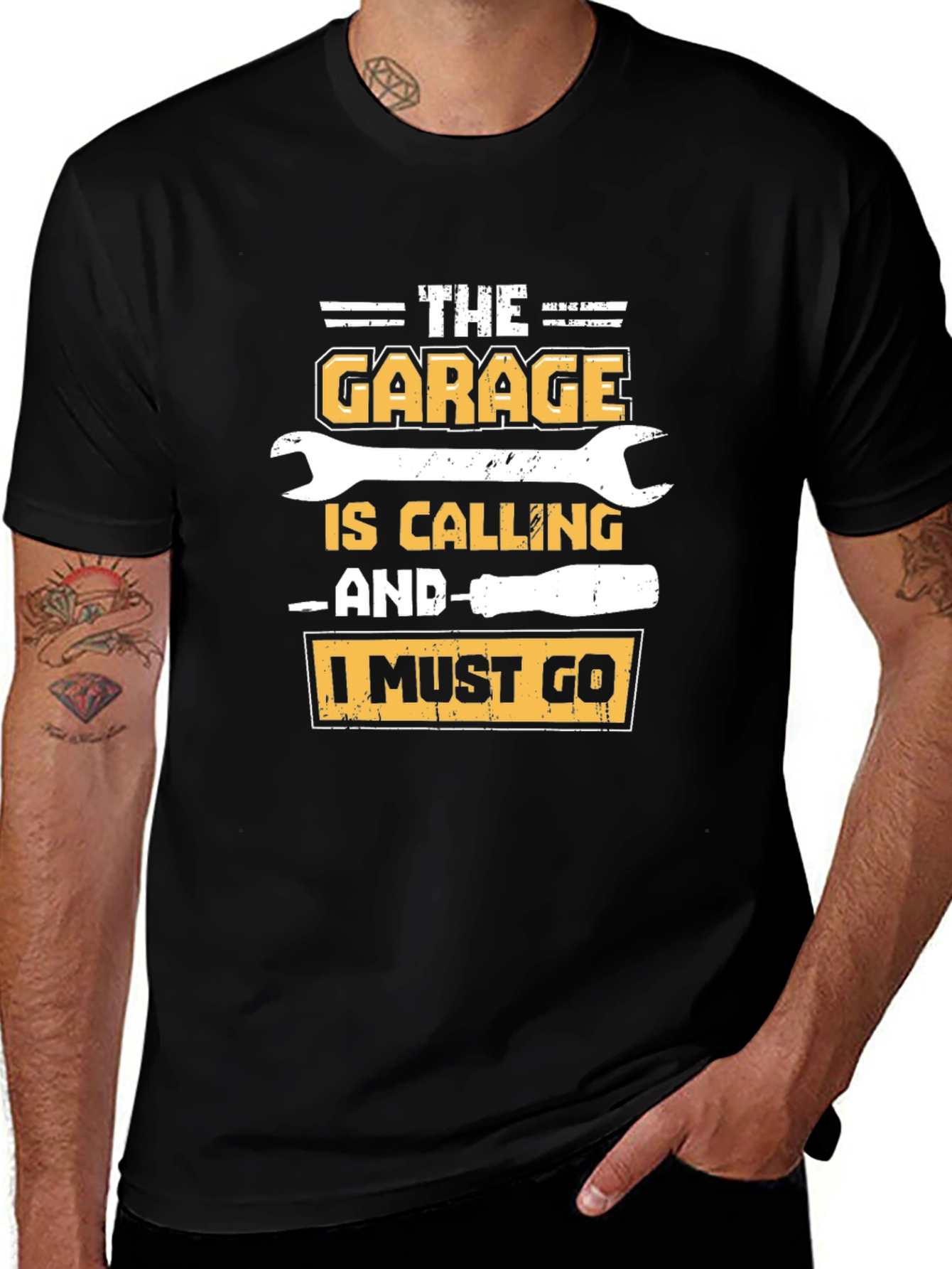 The Garage is Calling T-Shirt - Mechanic Gift
