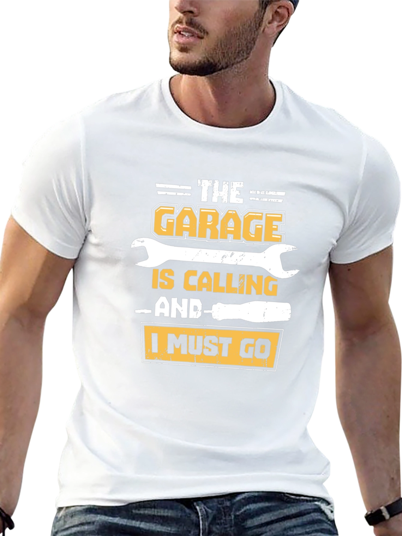 The Garage is Calling T-Shirt - Mechanic Gift