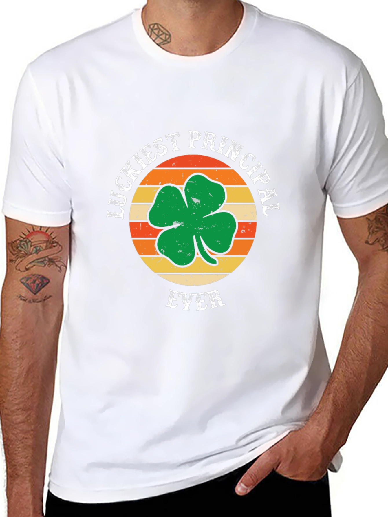 Luckiest Principal Ever T-Shirt - St. Patricks Day Tee