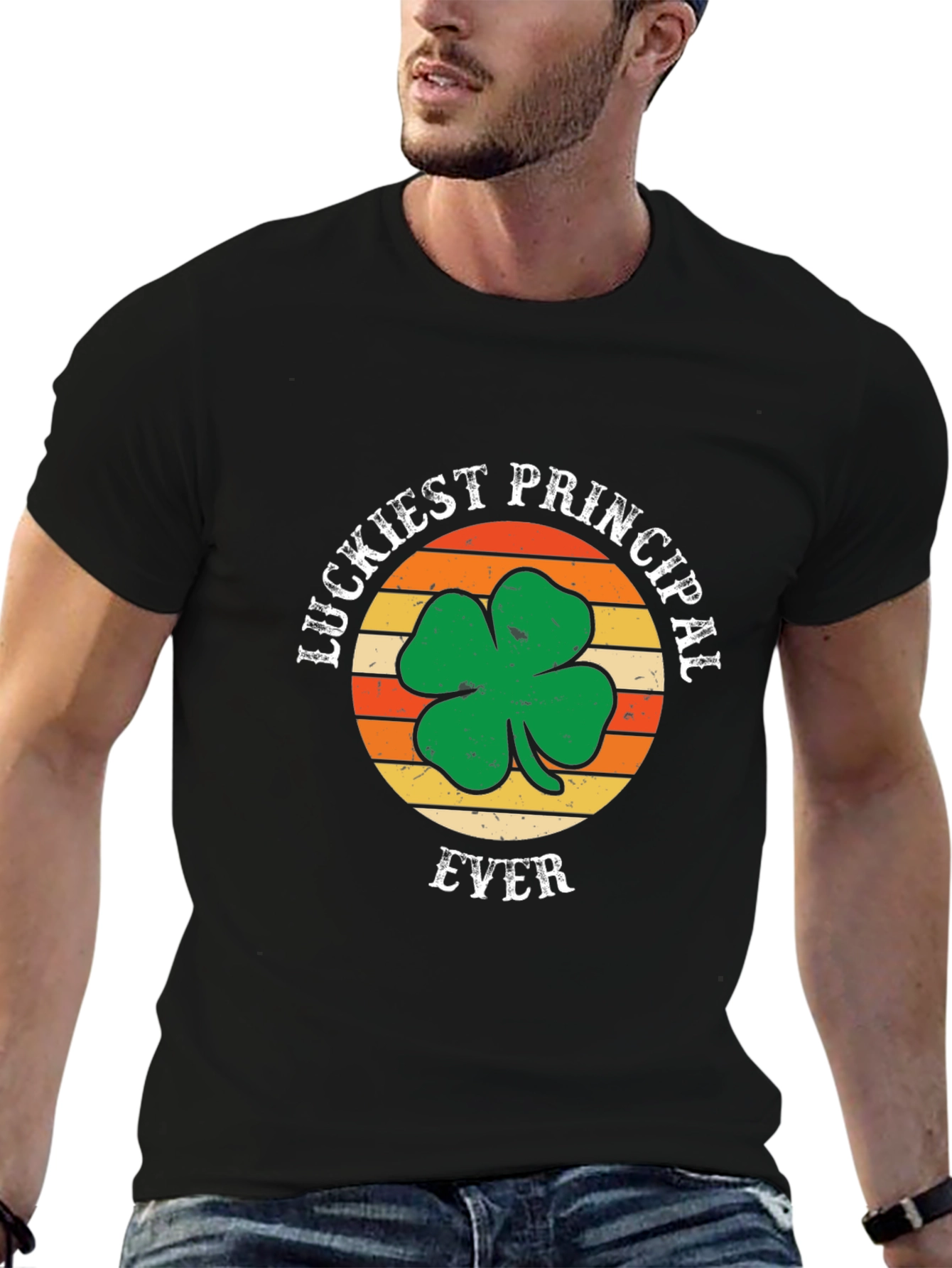 Luckiest Principal Ever T-Shirt - St. Patricks Day Tee