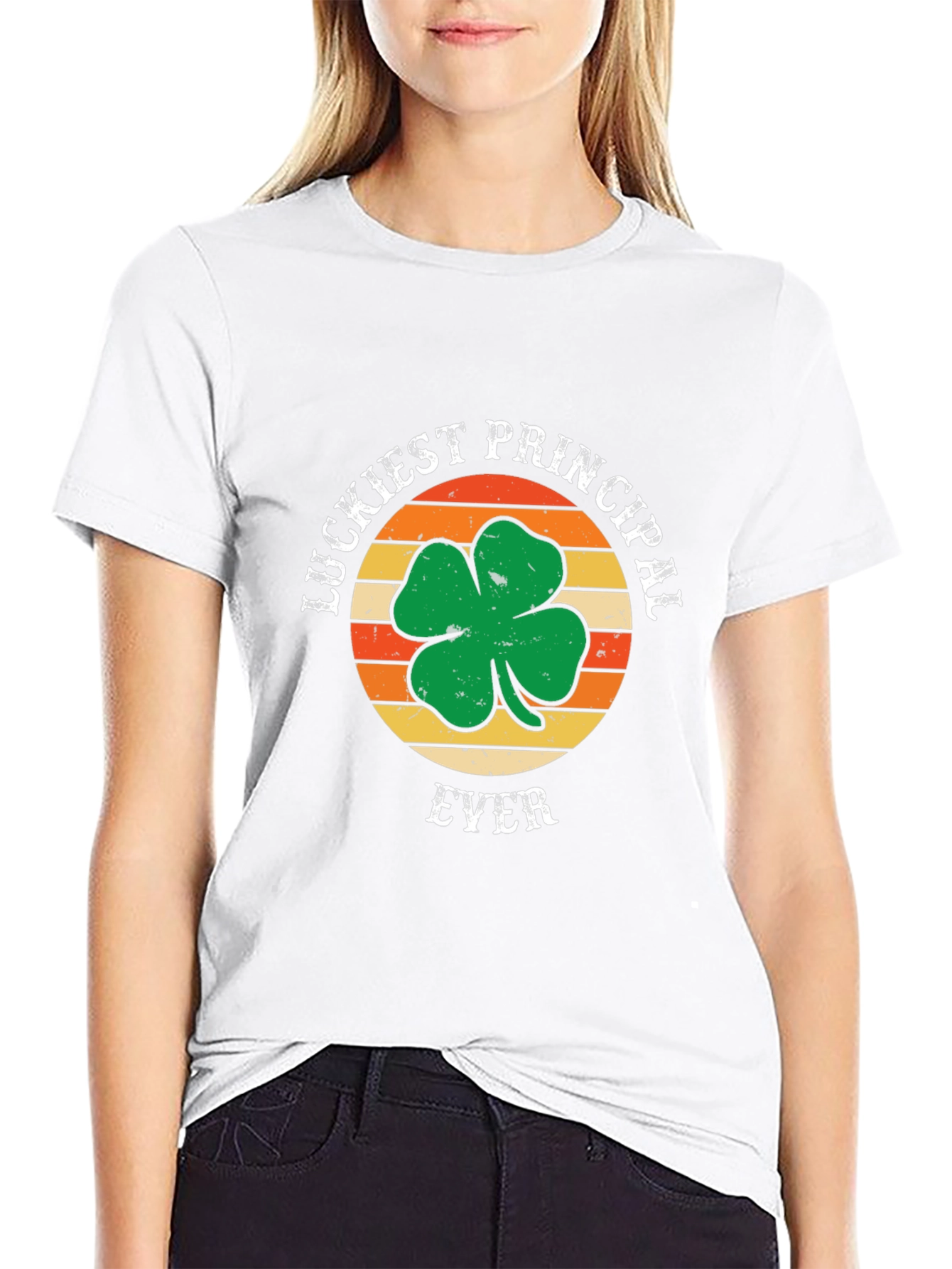 Luckiest Principal Ever T-Shirt - St. Patricks Day Tee