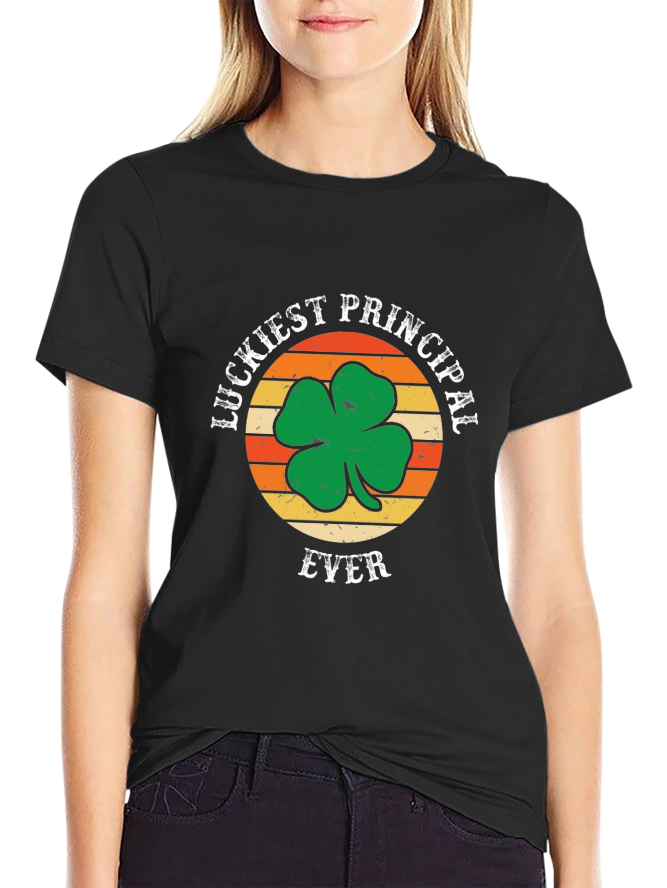 Luckiest Principal Ever T-Shirt - St. Patricks Day Tee