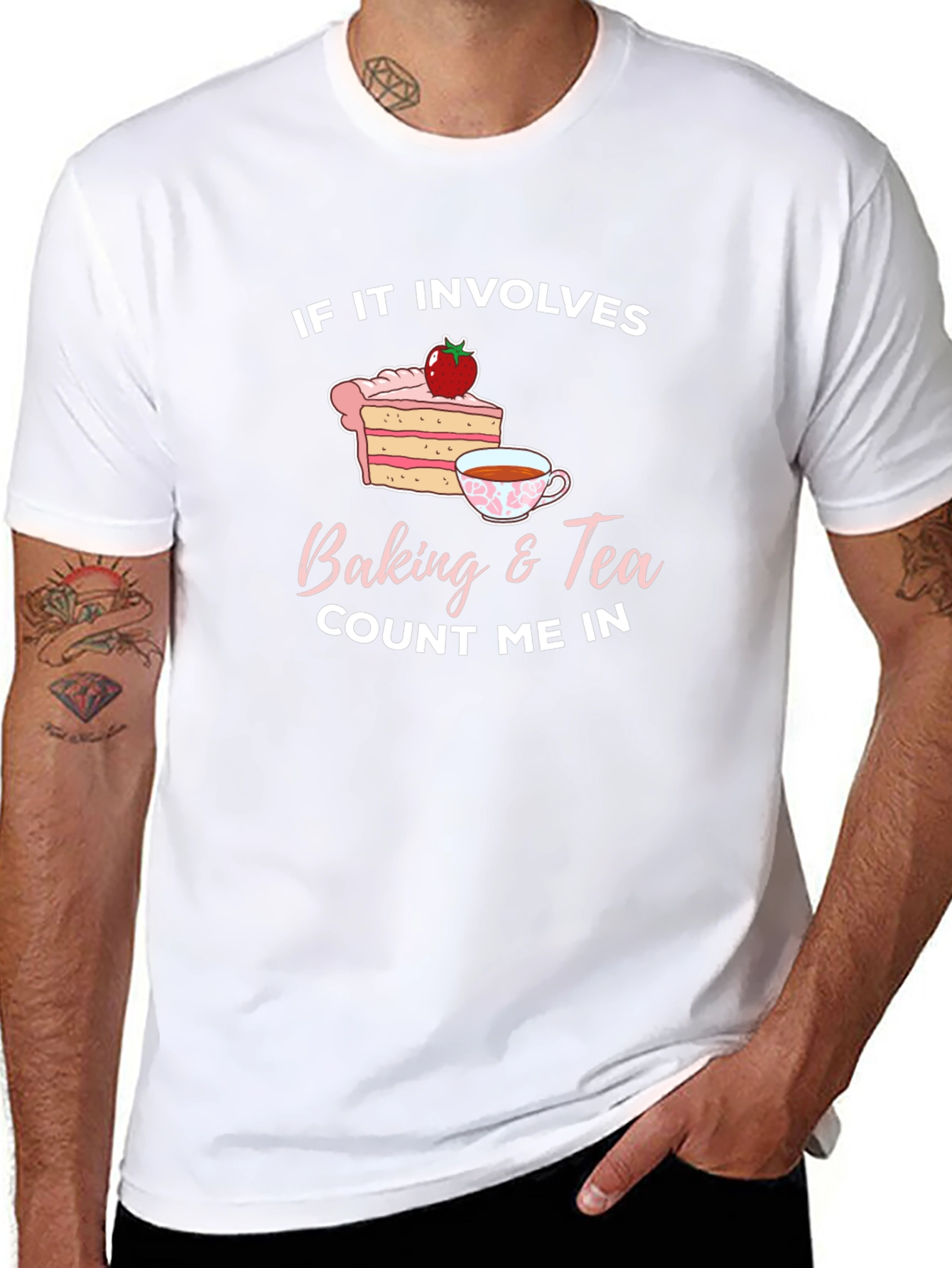 Baking & Tea Count Me In T-Shirt