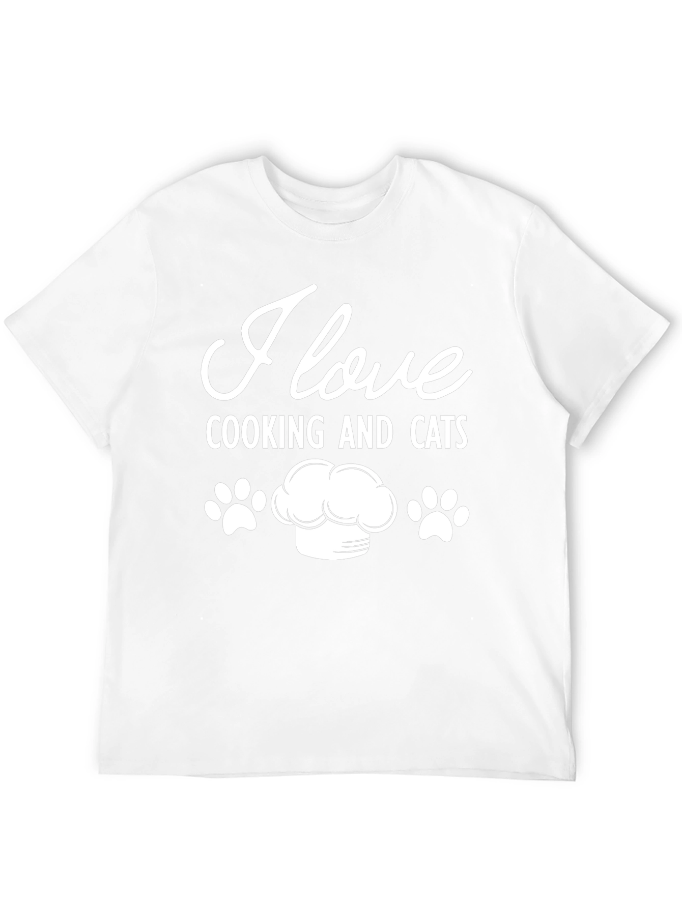 I Love Cooking and Cats T-Shirt