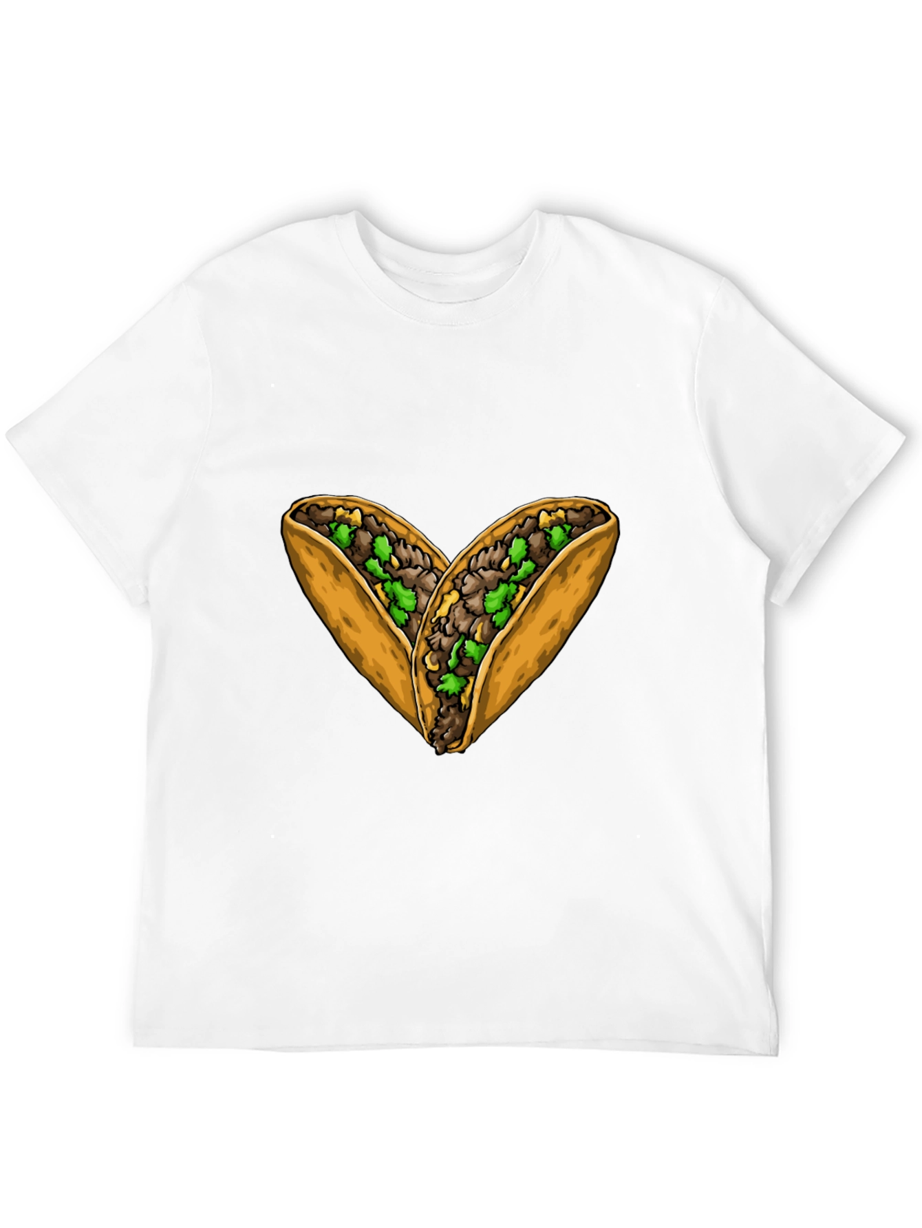 Taco Heart Graphic Black T-Shirt