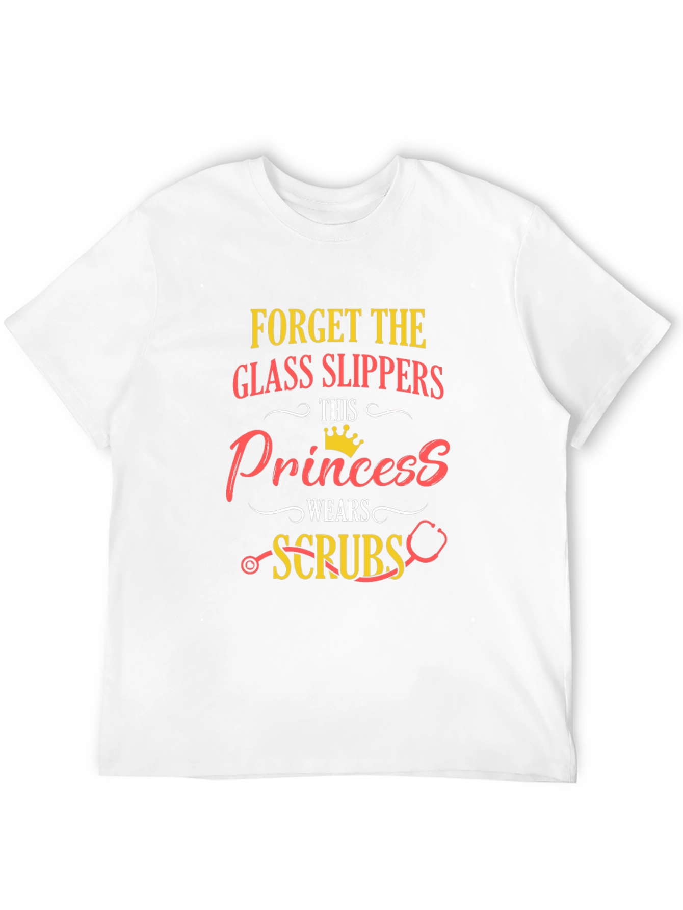 Princess Wears Scrubs Graphic Tee