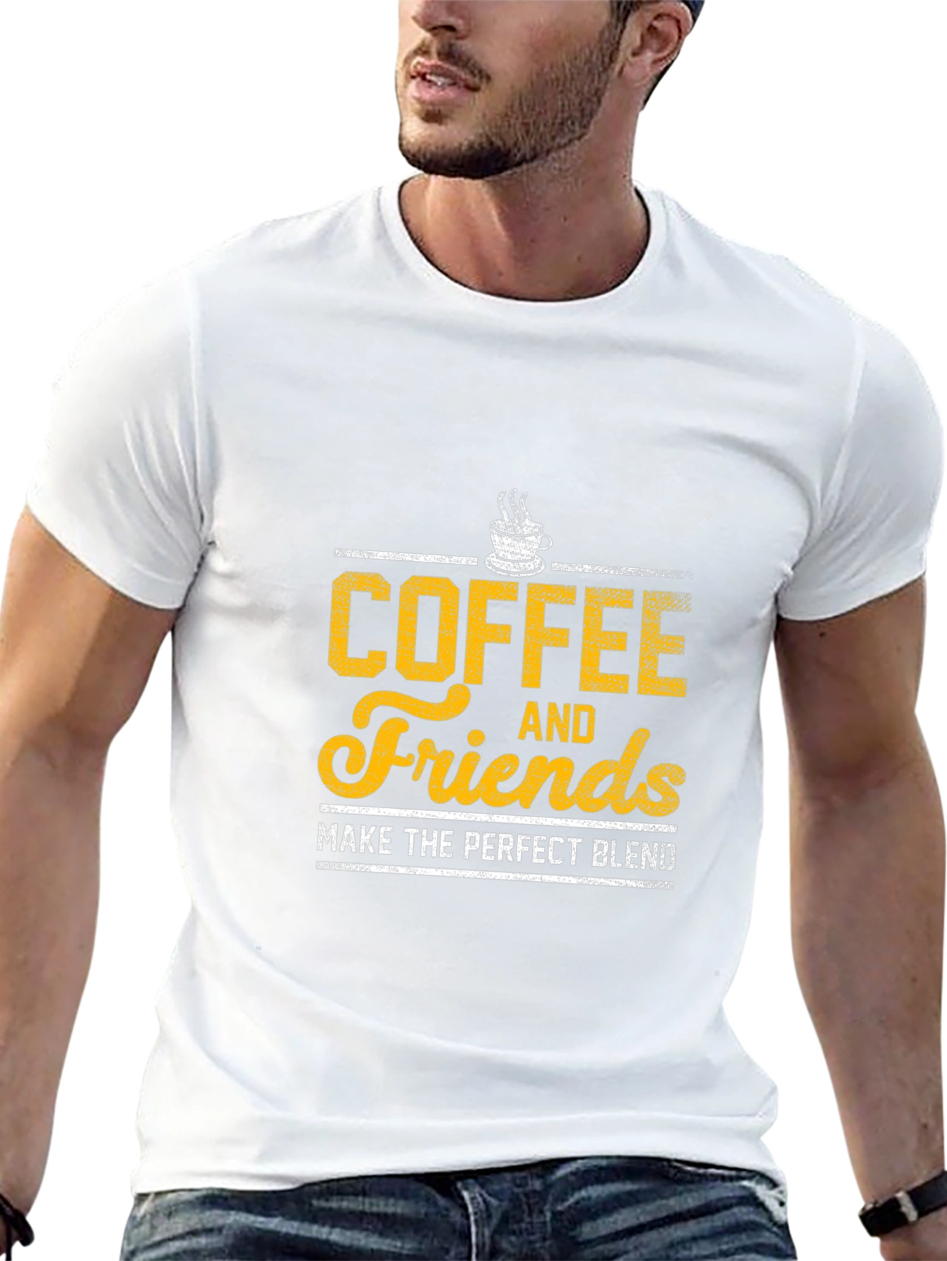 Coffee and Friends Graphic T-Shirt