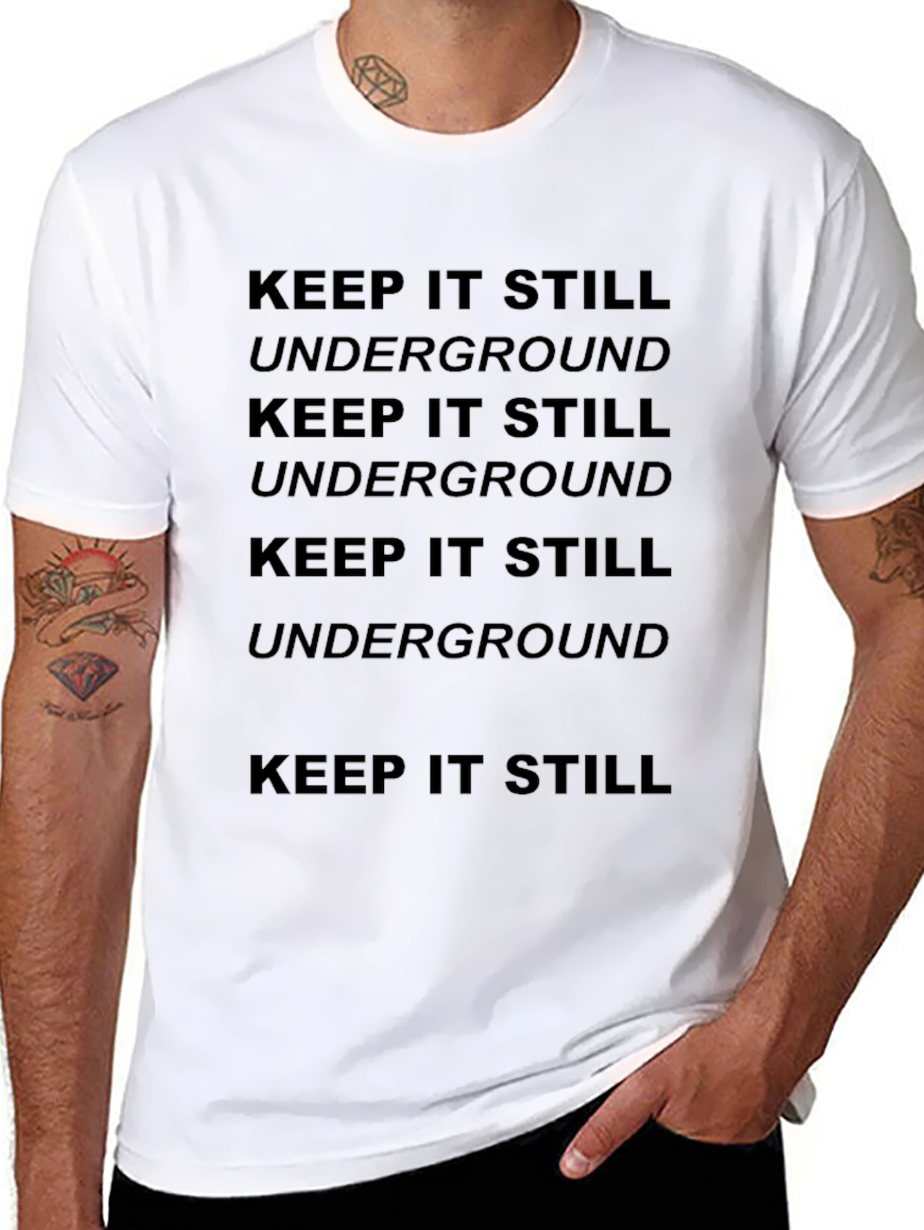 Keep It Still Underground Graphic Tee