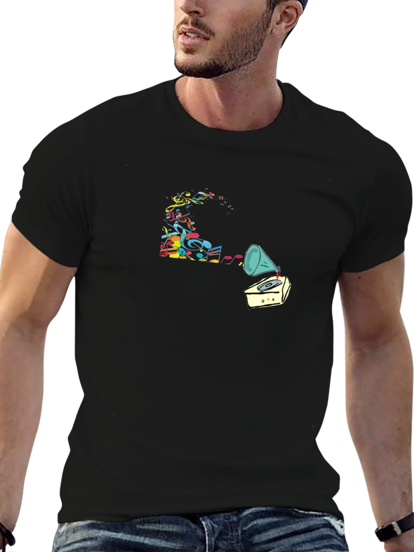 Retro Music Graphic T-Shirt