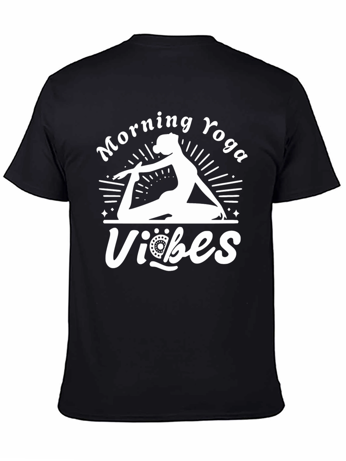 Morning Yoga Vibes Graphic T-Shirt