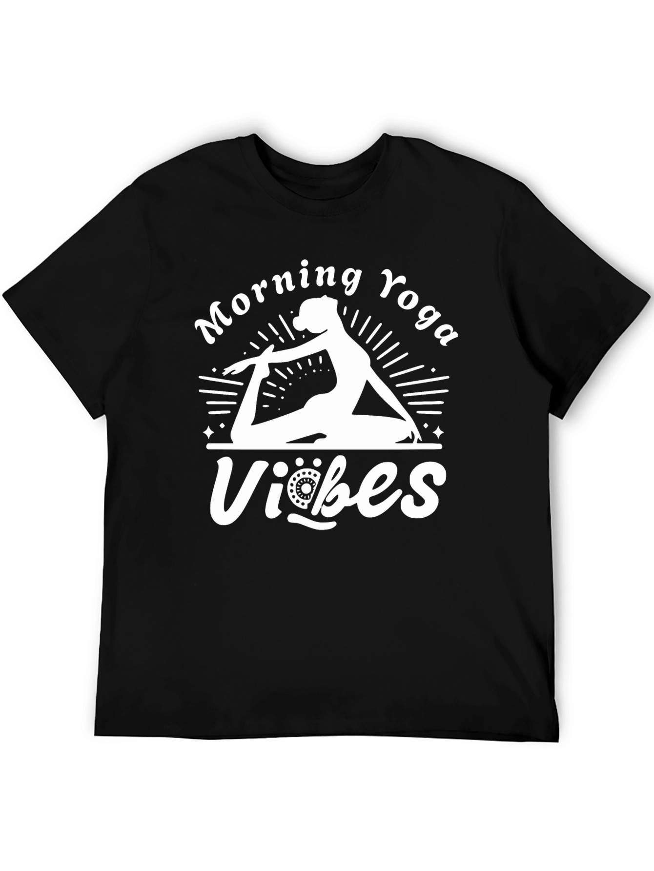 Morning Yoga Vibes Graphic T-Shirt