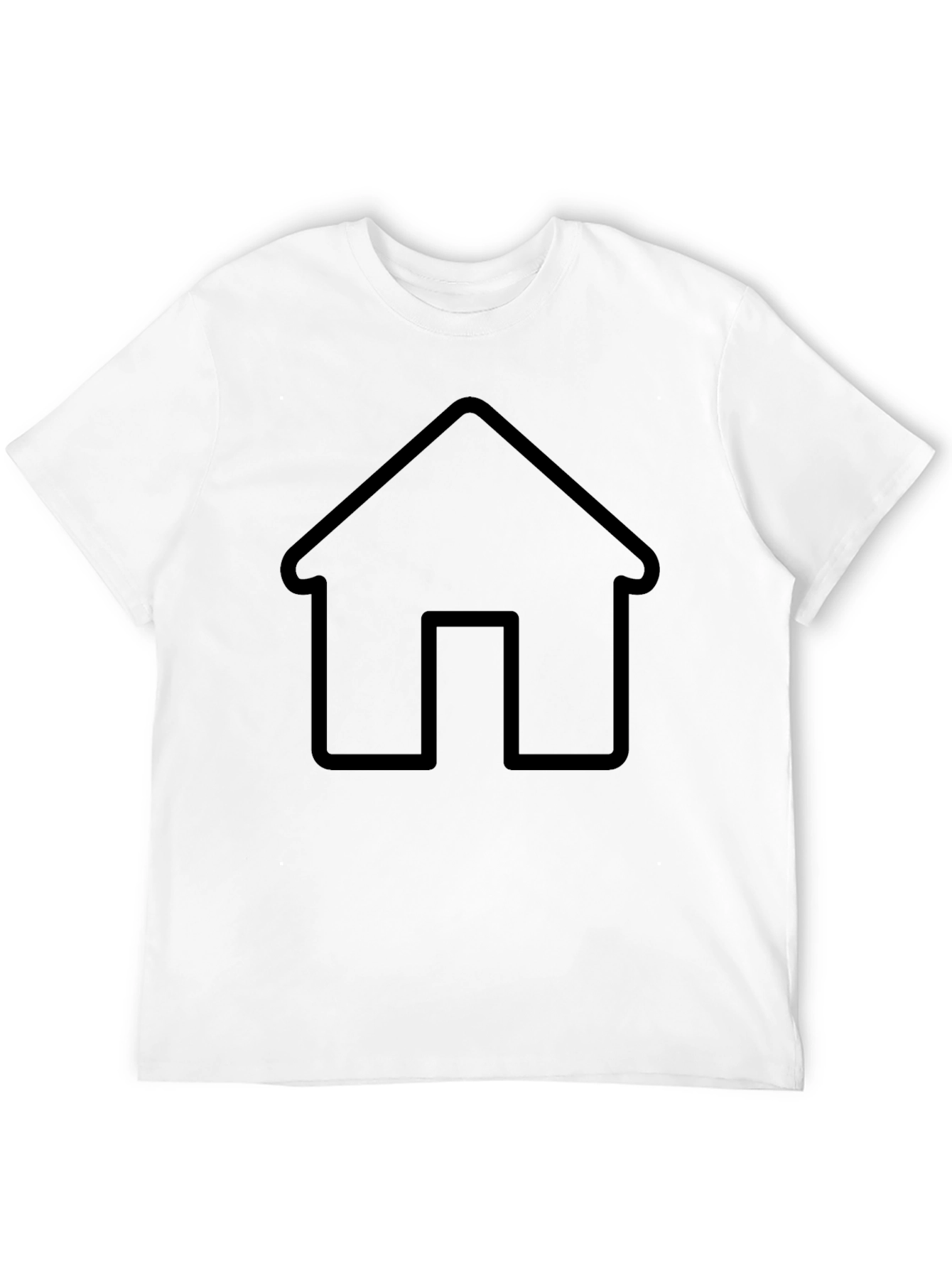 Home Graphic Black T-Shirt